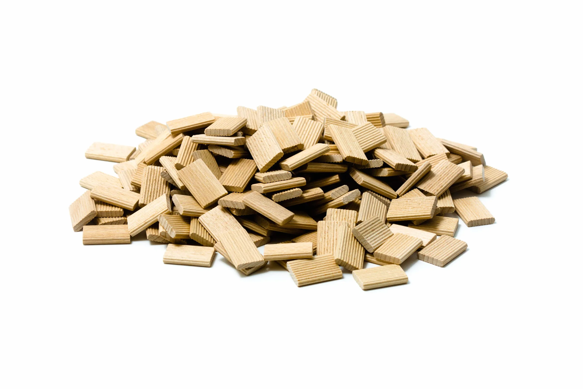 Tolux Clavijas de Madera 5x19x30 [mm] Pack de 300 piezas, Taco de madera rectangular, Juego de tacos de madera de haya Aptos para cualquier Máquina de Ensamblaje, incluyendo Festool.