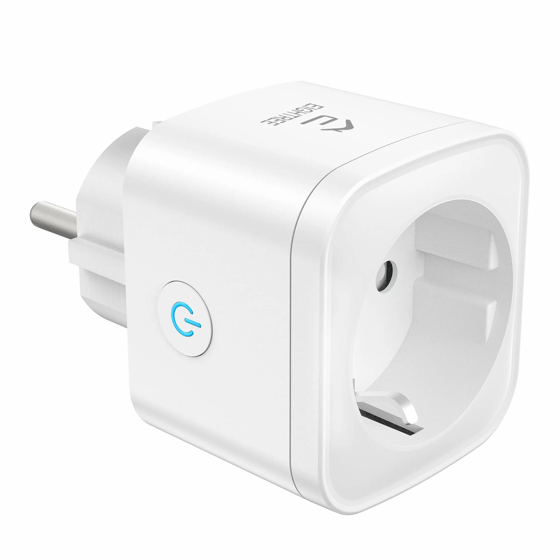 Enchufe Inteligente Alexa, Enchufe Wi-Fi Medidor Consumo, Tomada Inteligente Programable con Temporizador, Control Remoto por APP&Voz, Compatible con Alexa, Google Home y SmartThings, 16A 3680W, 1Pack
