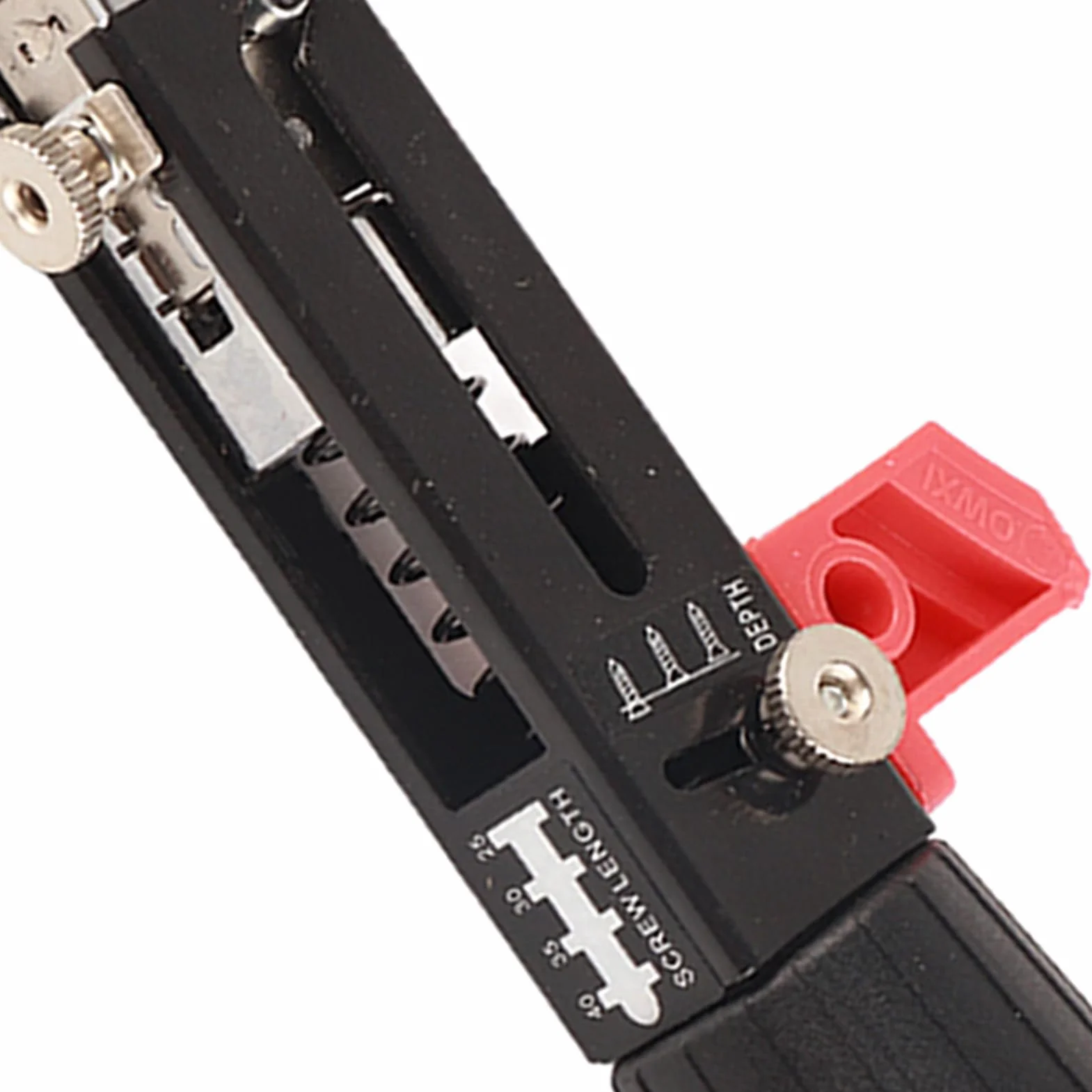 Pistola de tornillos de plataforma, Pistola de tornillos para paneles de yeso, Adaptador de cadena de tornillo de taladro de cadena de clavos automático para accesorio de taladro eléctrico