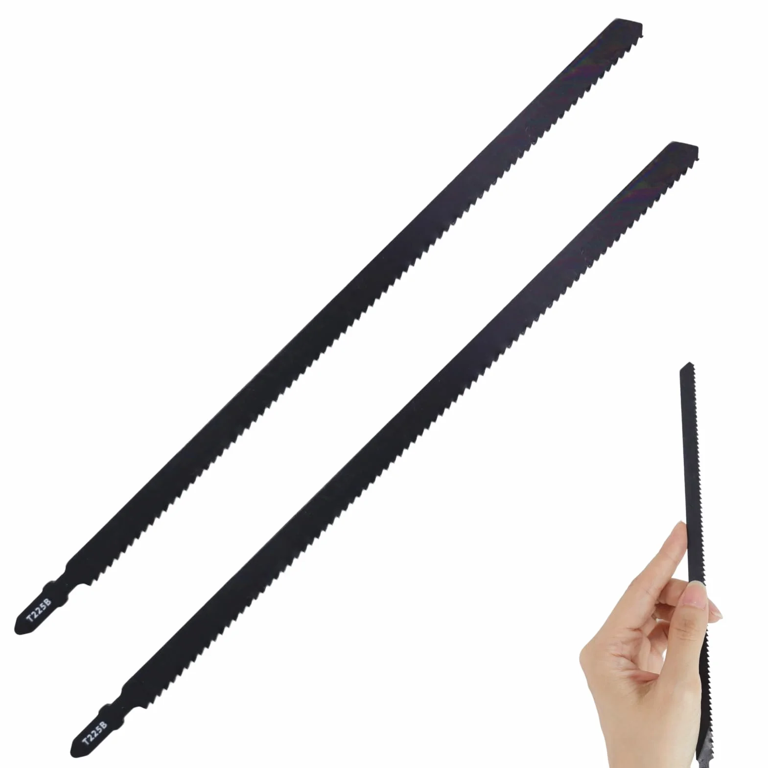 Juego De Hojas Para Sierra De Calar 250mm T225B, 2 Unidades, Corte Madera Plástico Metales