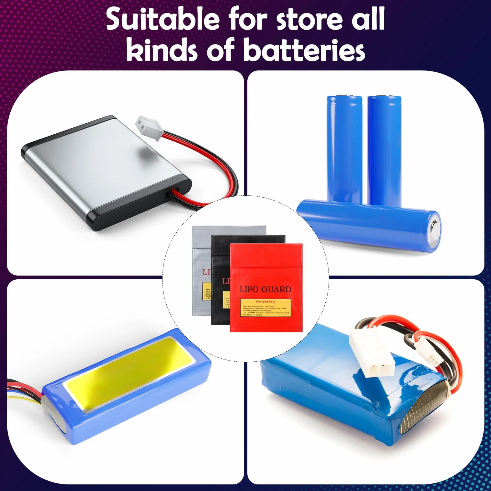 3 Piezas Bolsa Ignífuga para Documentos, 22,5 x 18,5cm Bolsa Impermeable Documentos, Bolsa de Seguridad Ignífuga para Almacenar Baterías, Dinero en Efectivo, Pasaportes, Joyas
