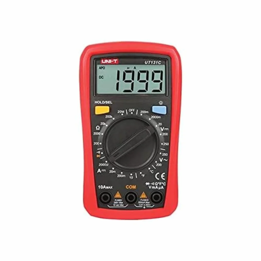 UNI-T UT131C Serie UT131 Multímetro del Tamaño de la Palma, 200V-250V AC, 2000µA-10A