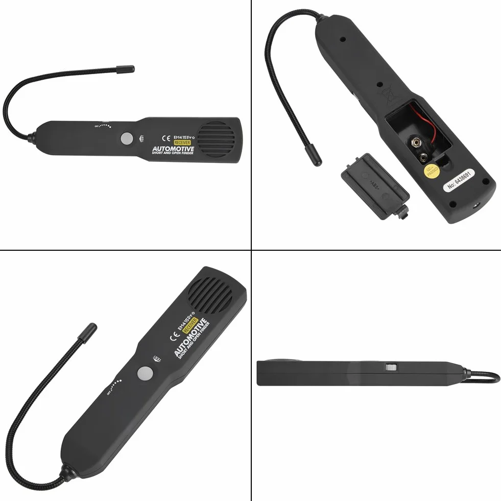 EM415PRO Rastreador de Cables - Probador de Buscador de Cortocircuitos Abiertos con Sonda Flexible, Pantalla LED