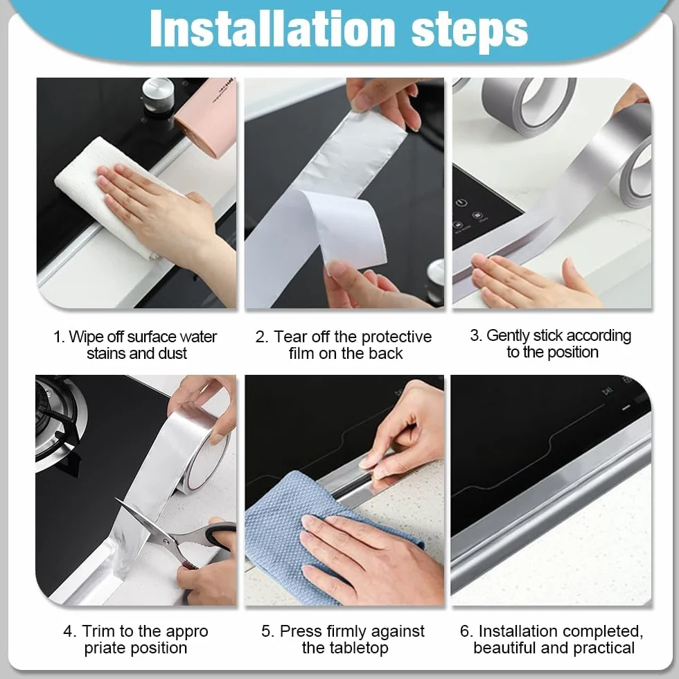 Cinta Adhesiva de Aluminio, 60mm x 50m Cinta Aluminio Adhesiva Impermeable y Resistente al Calor y altas temperaturas para Sellar Sistemas, conductos y Aire Acondicionado