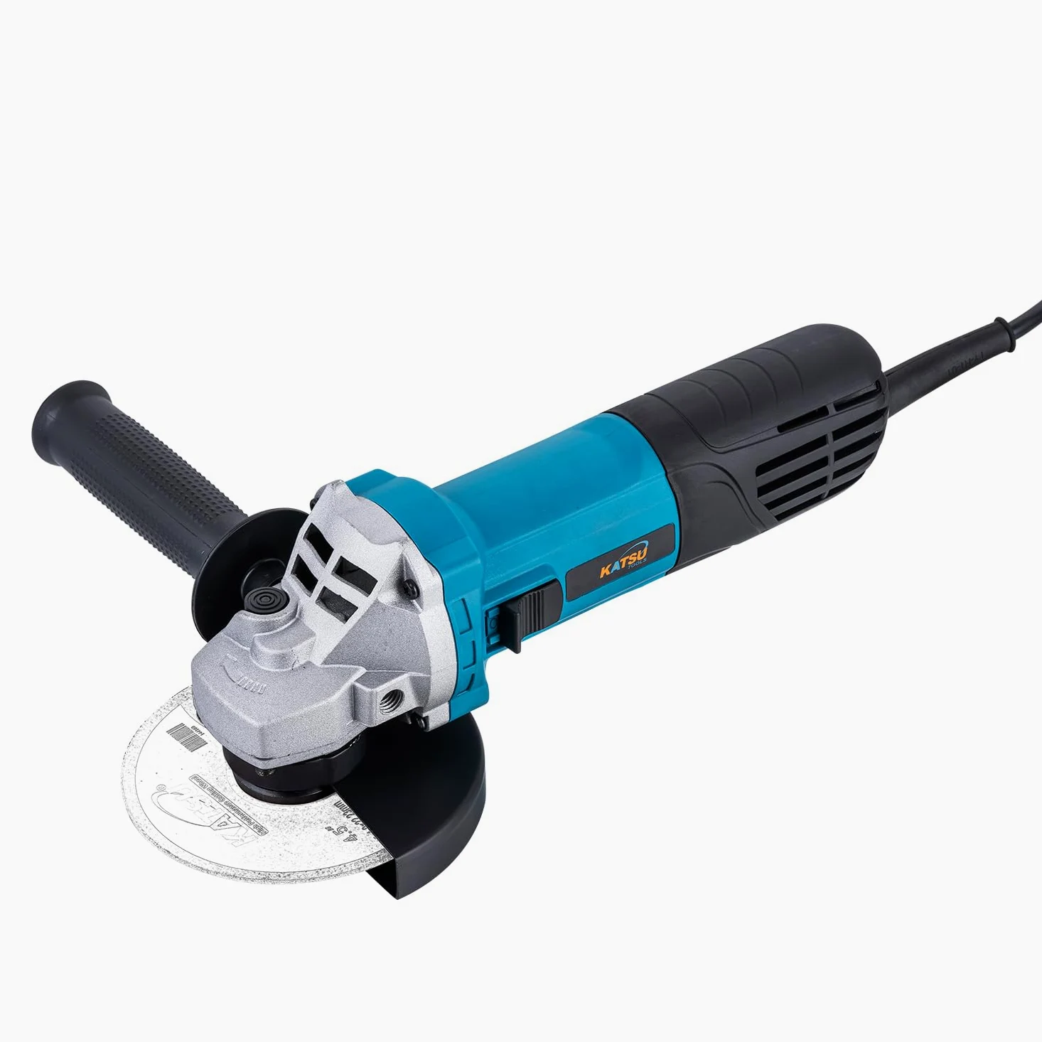 KATSU Tools Amoladora angular eléctrica 115 mm 720 W para mampostería, hormigón, azulejos, metal, acero, pulido (presupuesto) 101676