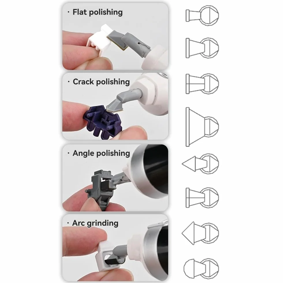 Modelo de lijadora eléctrica, mini lijadora recíproca, pulidora, amoladora/taladro modelo herramientas de manualidades para bricolaje