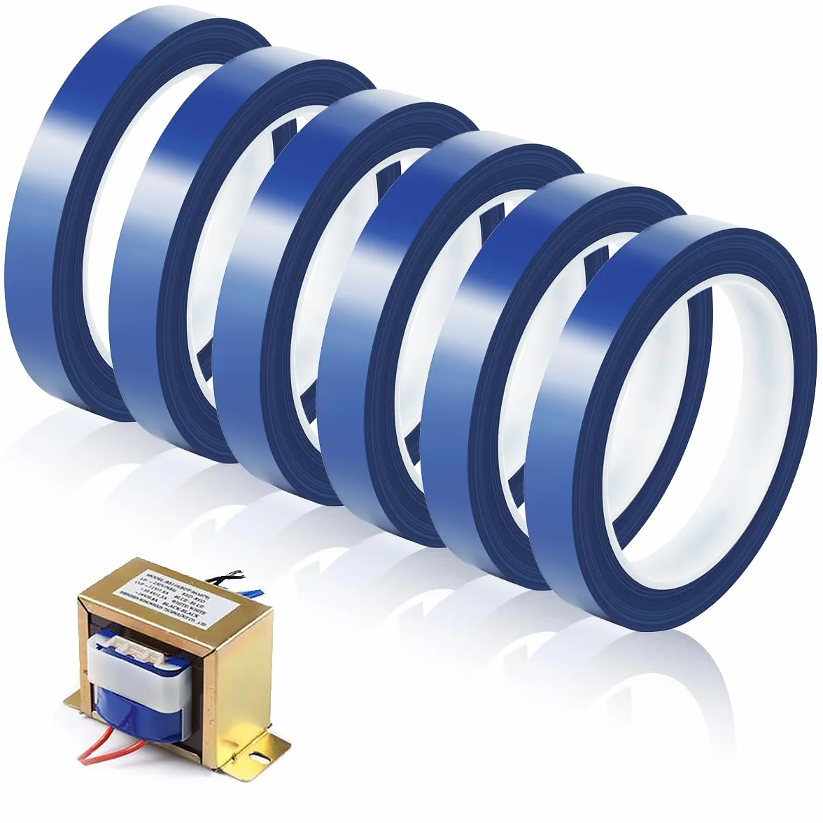 6 Rollos Cinta Termica Sublimacion 10mm X 33m Cinta 3D Alta Temperatura, Cinta De Transferencia Térmica para Impresión Por Sublimación Térmica, Transferencia Térmica Y Soldadura De Aislamiento