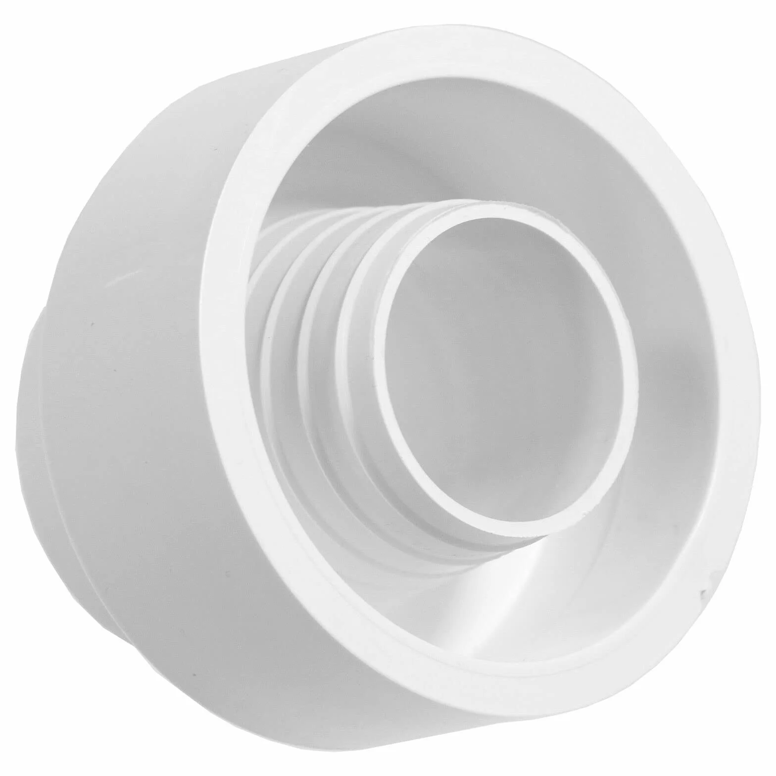 SPARES2GO Cono de descarga exterior para inodoro, sello flexible ajustable para WC