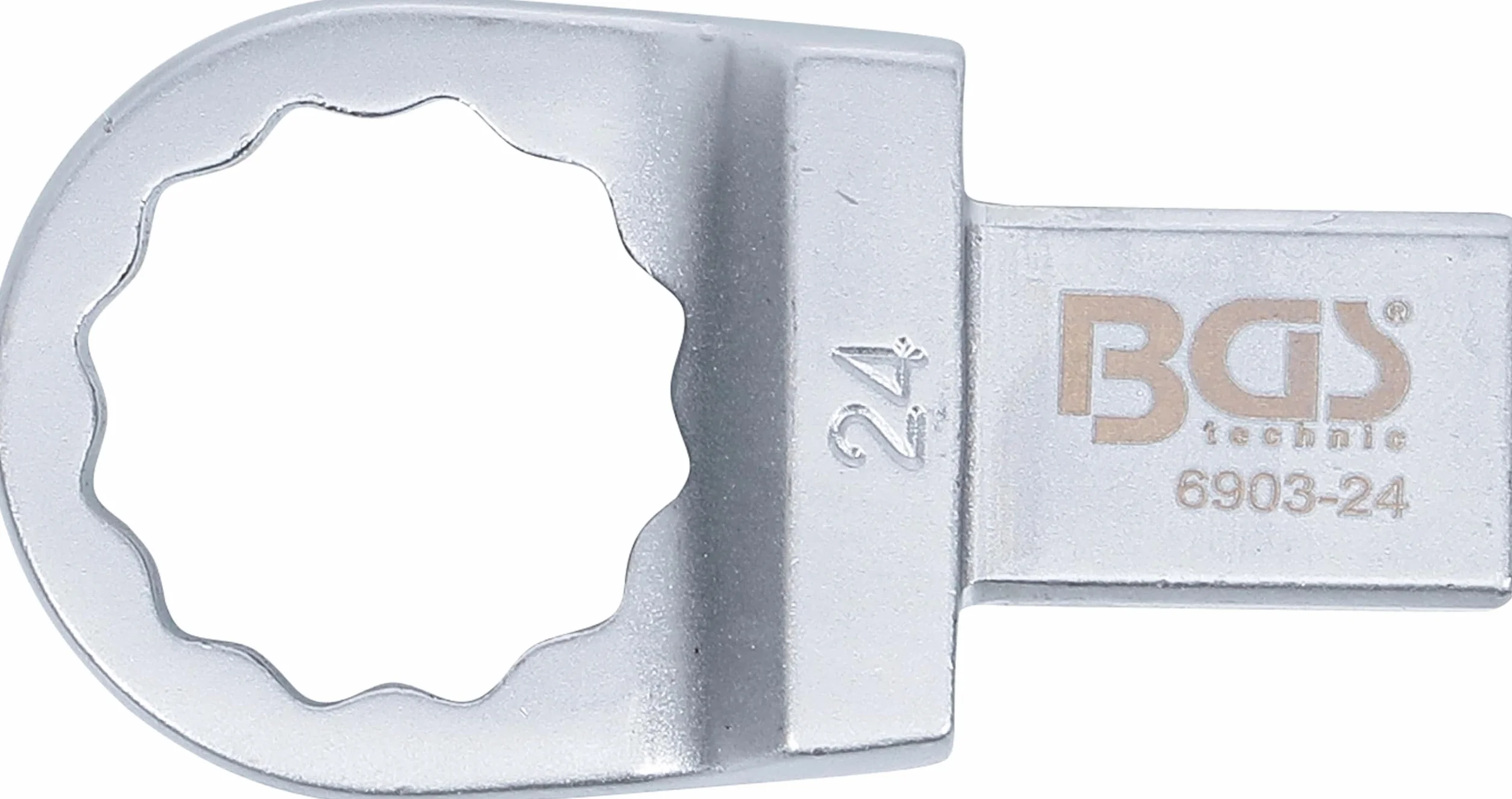 BGS 6903-24 | Llave de anillo insertable | 24 mm | Sujeción 14 x 18 mm