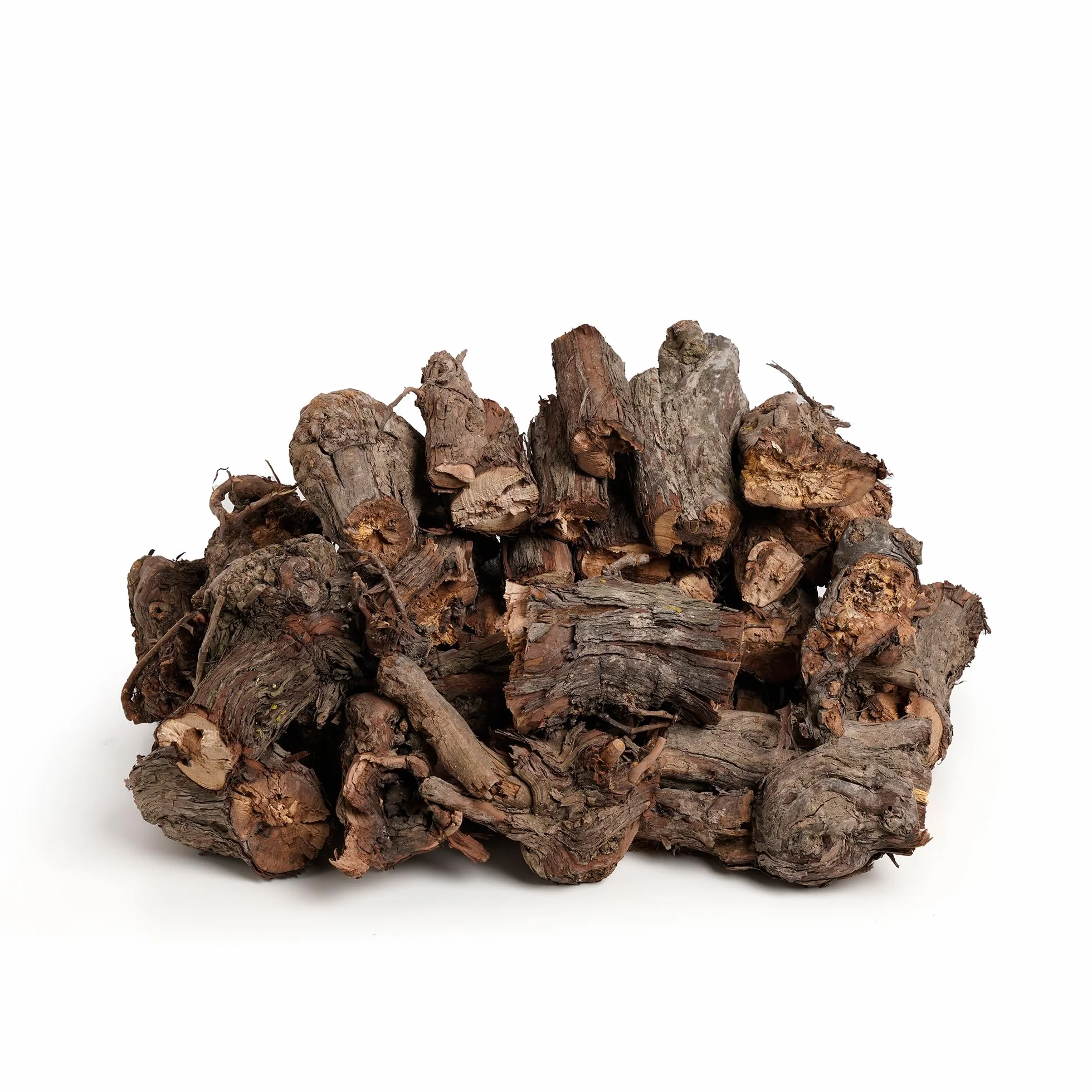 Leña de Cepa de Viña 19kg para Barbacoas, Encendido Rápido, Aromático, Hecho en España
