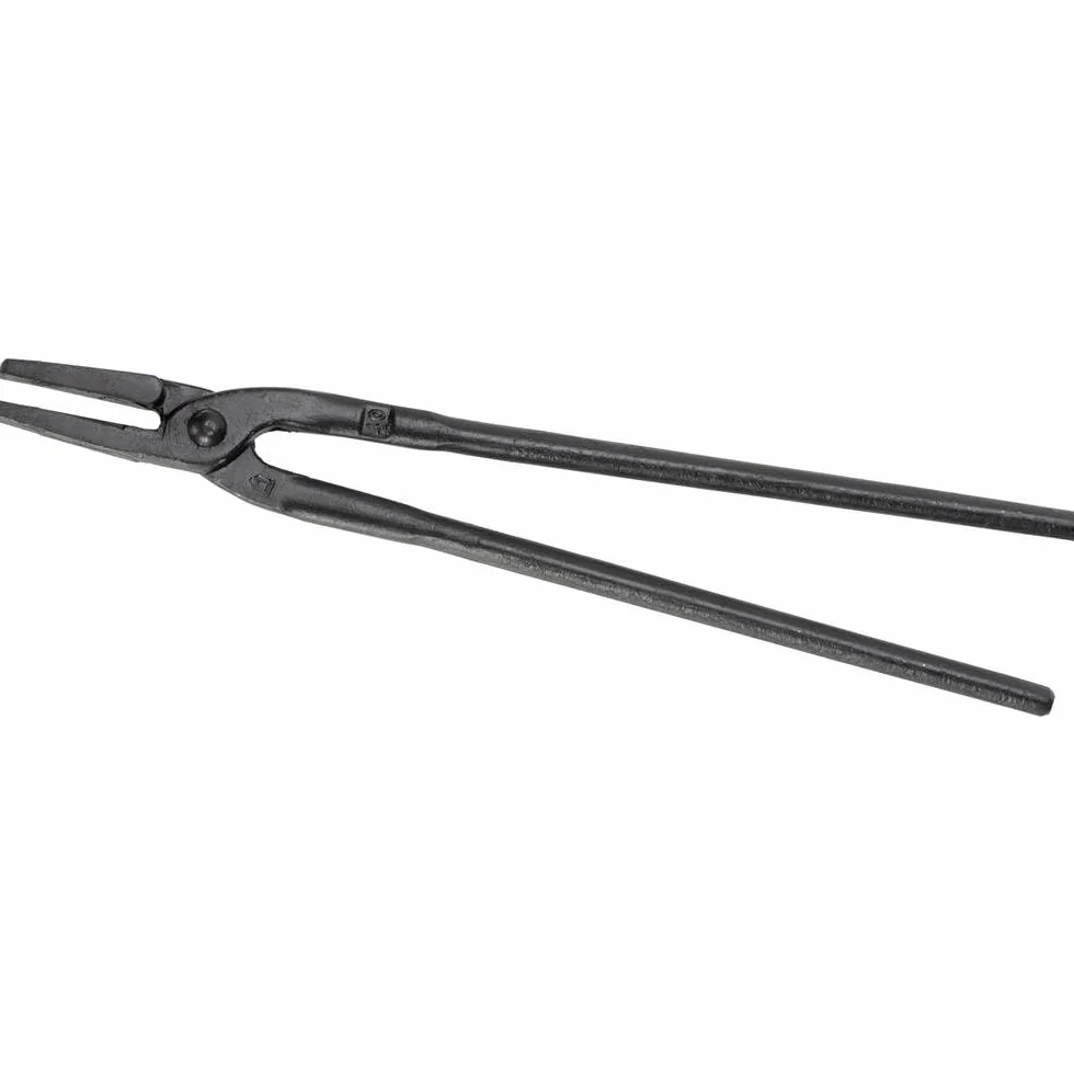 PICARD Tenazas de forja Nr. 47 300 mm | Tenaza de boca plana en acero C35 | Herramienta artesanal para forja | Para herrero | Agarre firme y preciso | Acero C35 robusto y duradero
