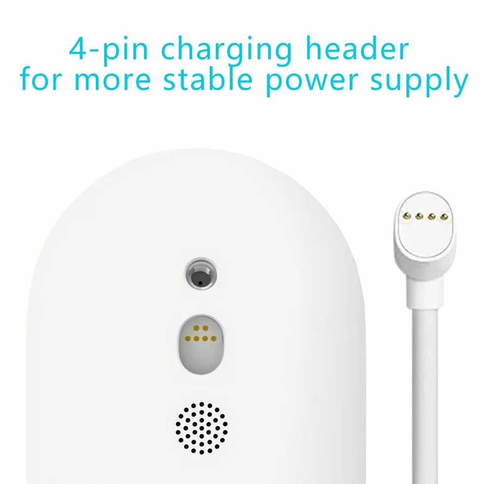 Paquete de 2 cables de carga de alimentación USB de 10 m, cable de carga más grueso, compatible con cámara Google Nest Cam (versión de batería), cable de carga extendido, resistente a la intemperie