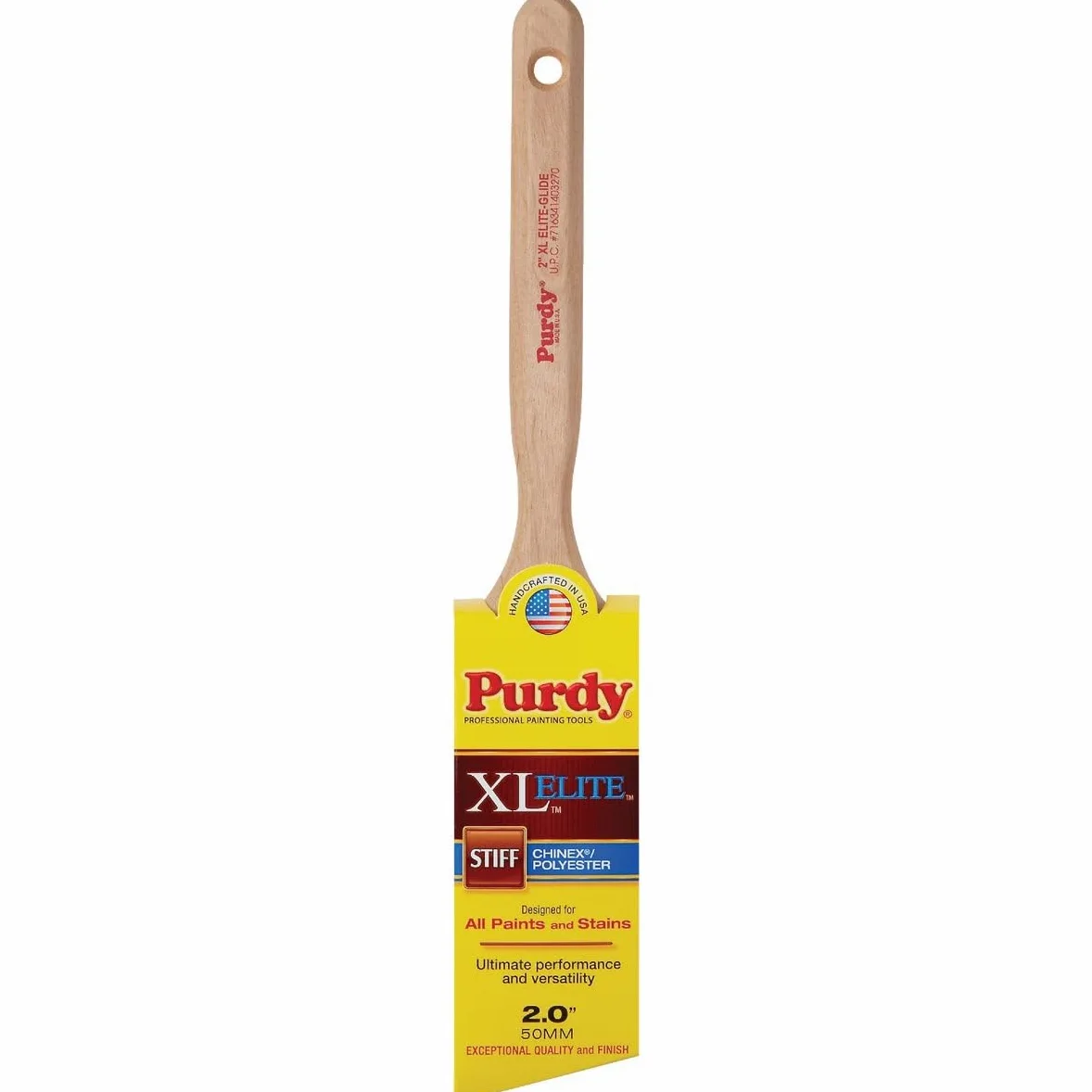 Purdy 144152520 XL Elite Glide Chinex/Polyester Brush Angle Sash, Madera, 2 pulgadas