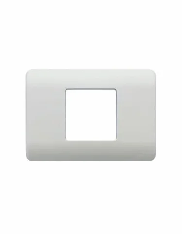 Placa con bastidor 1 ancha 2 estrecho blanco Bjc rehabitat