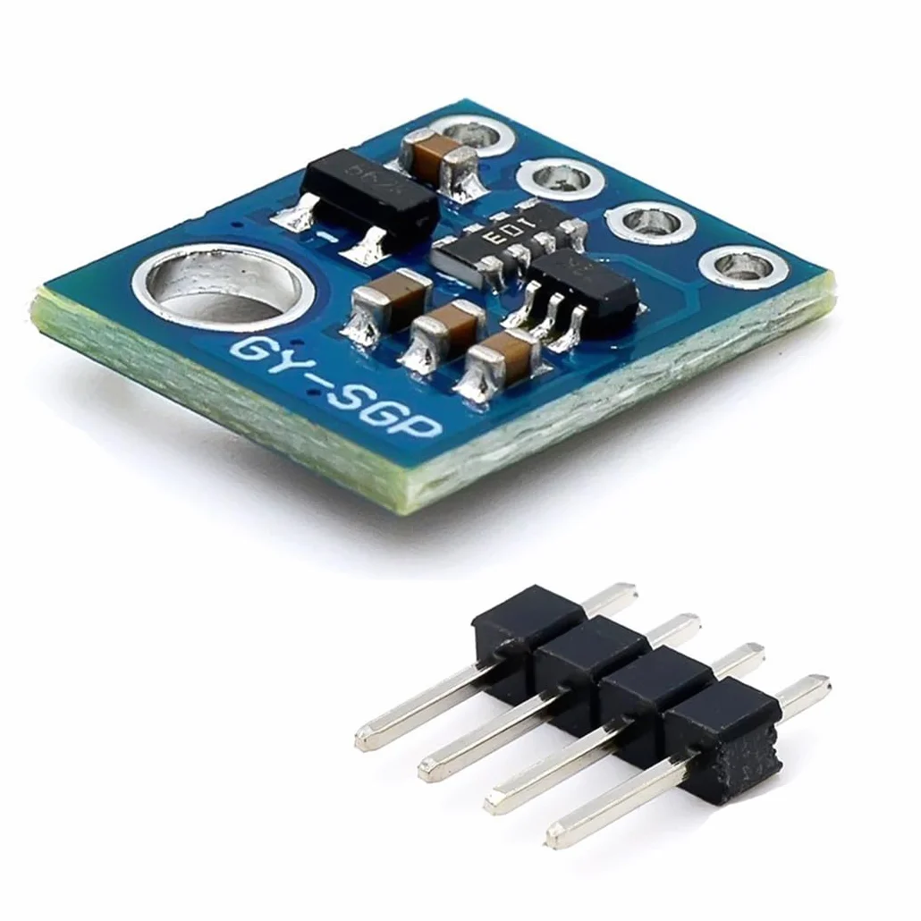Hailege SGP40 CO2 eCO2 TVOC Sensor de dióxido de Carbono Sensor de Control de la Calidad del Aire con formaldehído Sensor de Calidad del Aire Interior GY-SGP40
