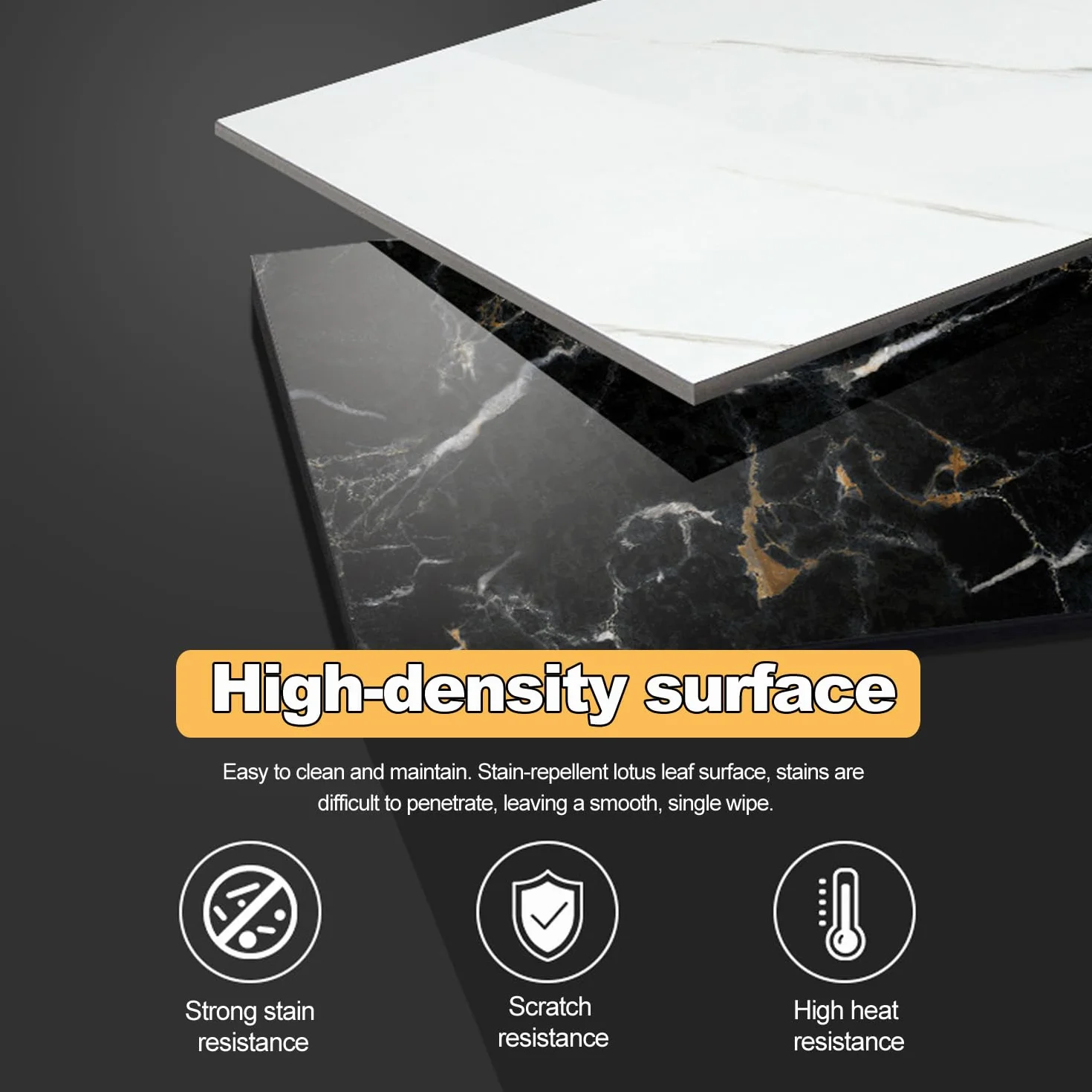 B,10 Piezas De Papel Tapiz De Mármol para Pelar Y Pegar Azulejos De Pared para Cocina Y Baño Calcomanías De Azulejos De Mármol A Prueba De Aceite Pegatina De Baño Decoración