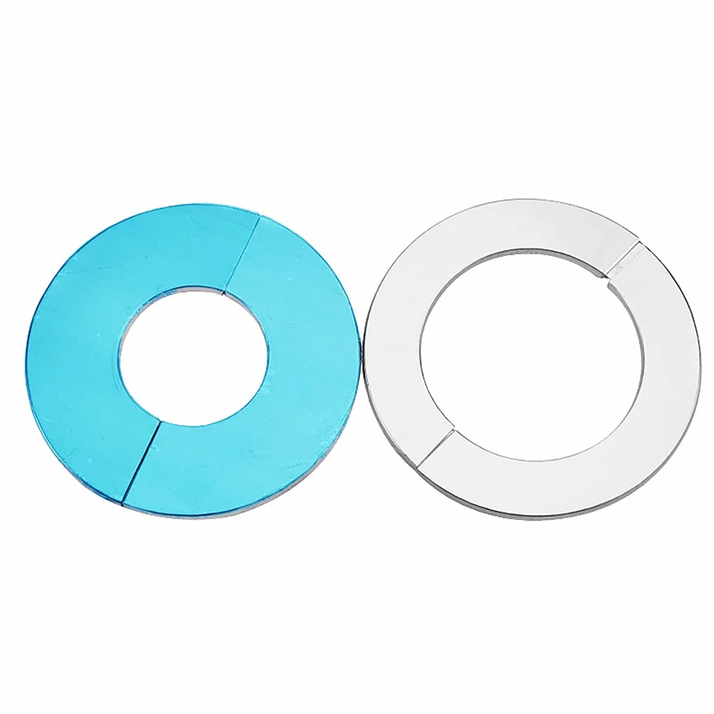 Placa de roseta redonda dividida de acero inoxidable brida dividida para tuberías con 24/28/35/42/51 mm de diámetro accesorios de baño rosetas tapa grifo