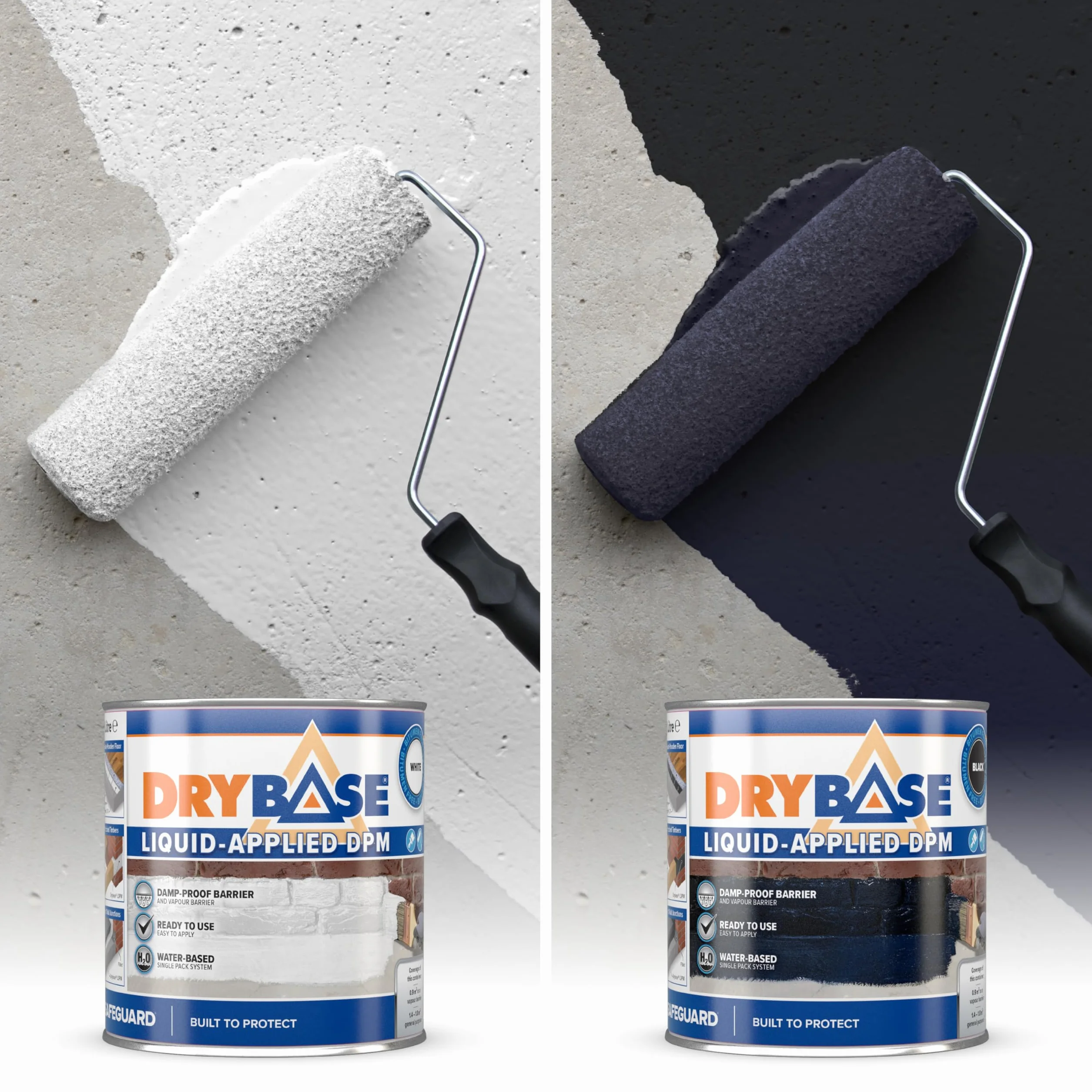 Drybase Membrana líquida impermeable antihumedad (1L - Blanco)