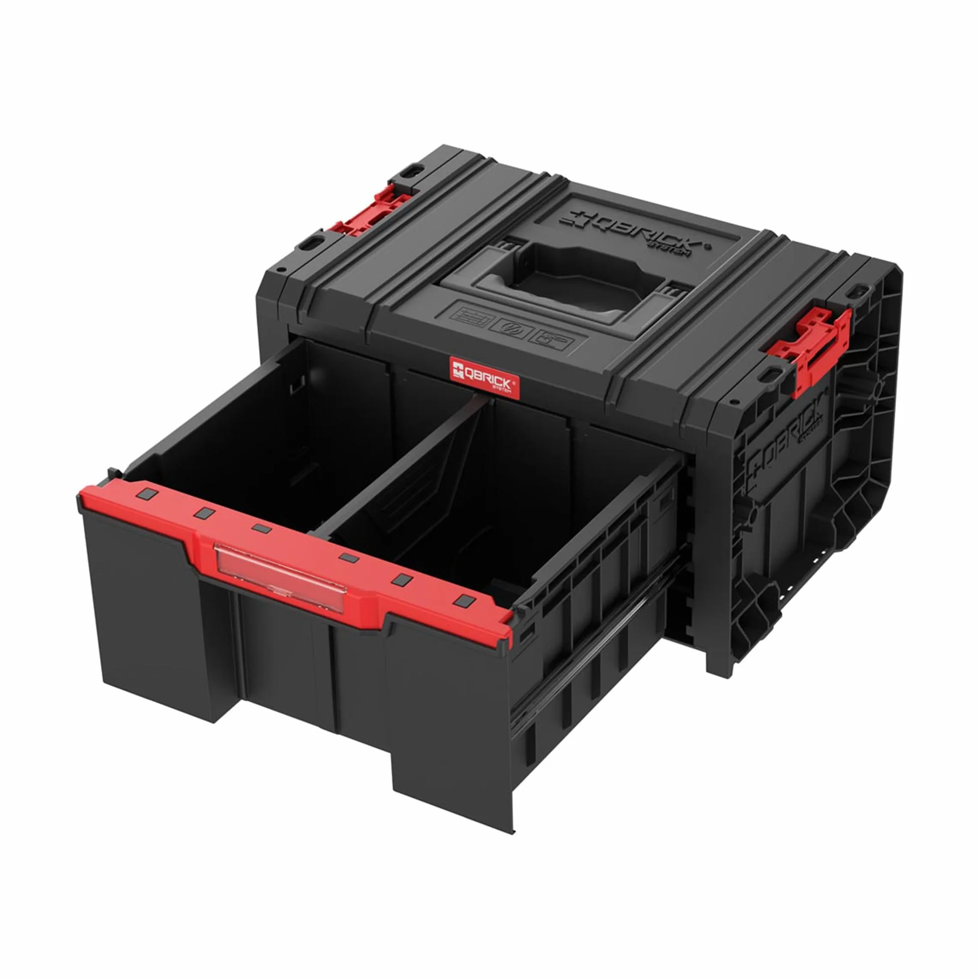 Cajón extra profundo Qbrick para herramientas grandes con cajón extraíble
