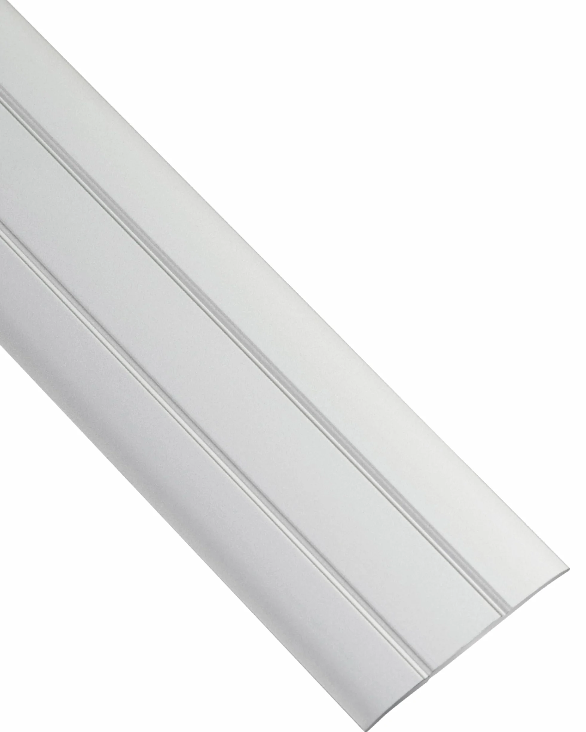 Gedotec Perfil de transicion autoadhesivo Plata 2000 mm alu - Longitud 2 m anchura 37 mm - aluminio anodizado - Made in Germany - sin taladrar - listón umbral