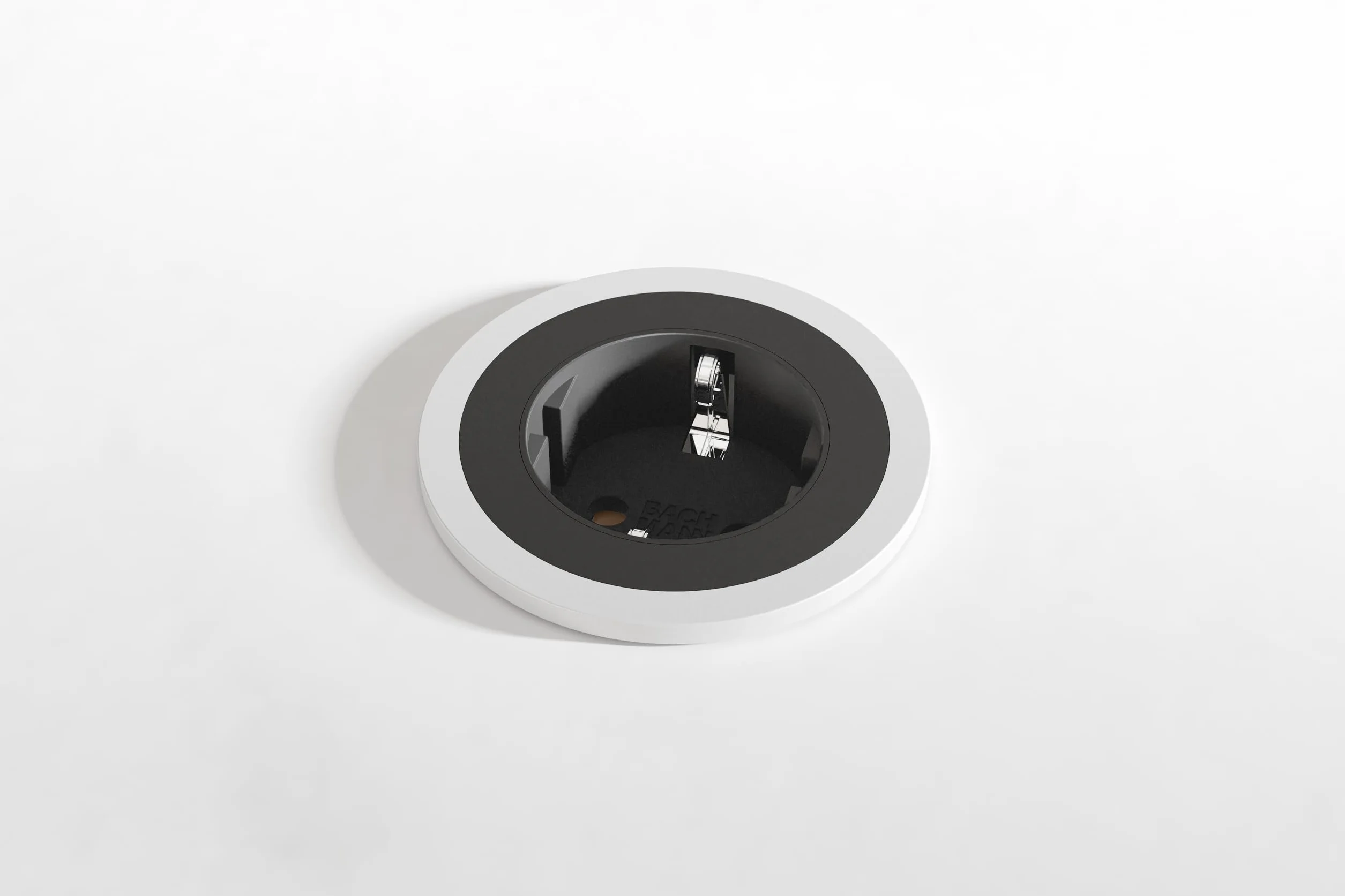 Bachmann 926.000 PIX Unidad de Toma de Corriente 1x Enchufe con Puesta a Tierra Negro