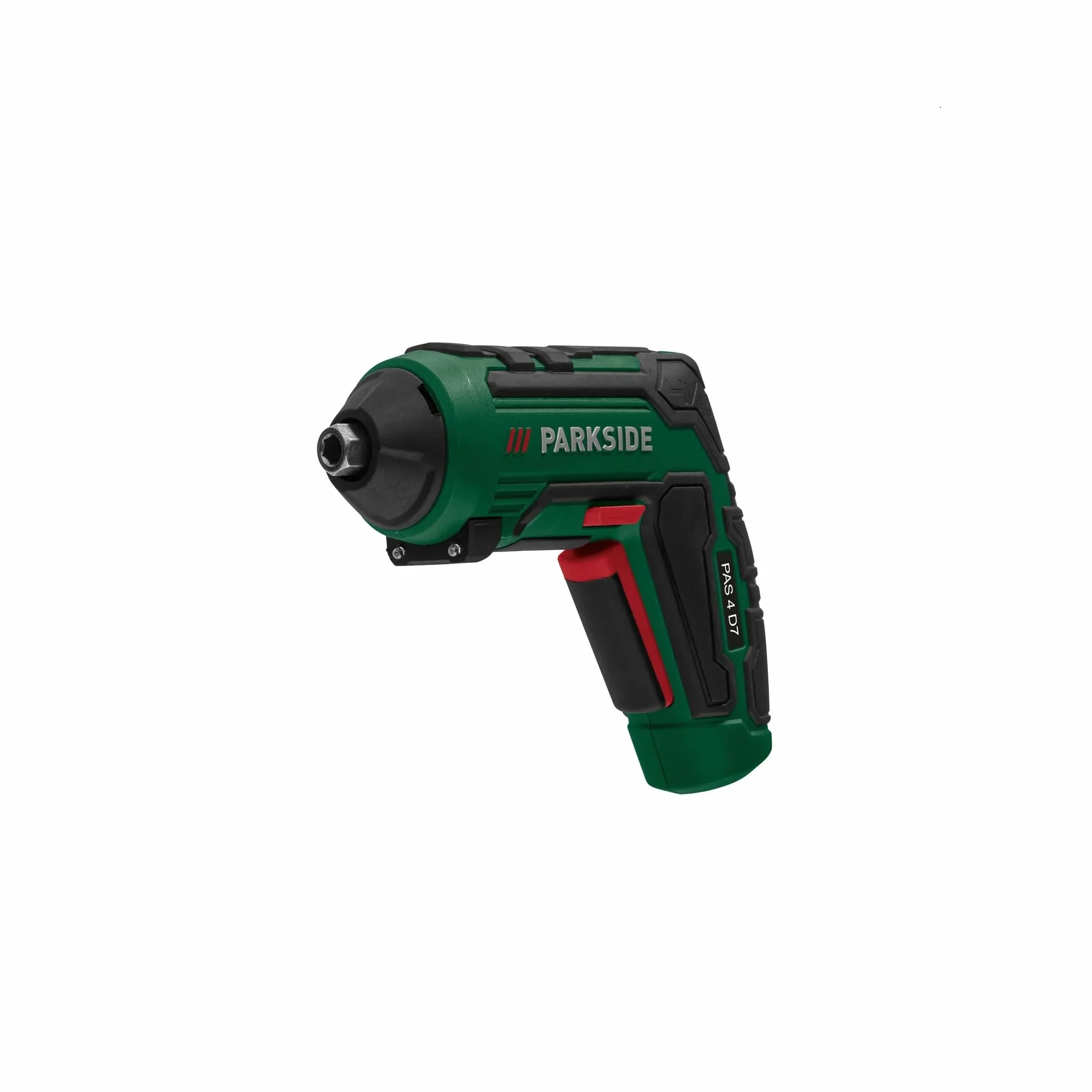 PARKSIDE Atornillador inalámbrico 4 V PAS 4 D7, con cable de carga USB, atornillador taladro a batería