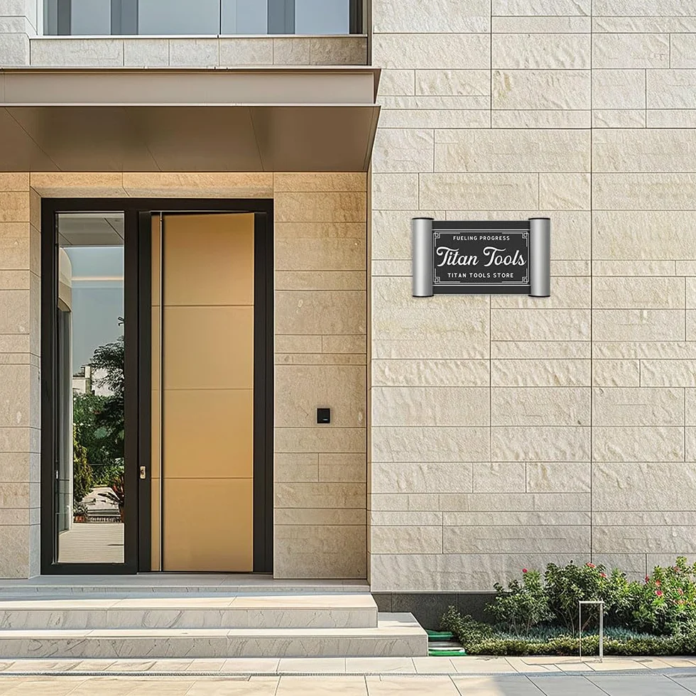 6 Piezas A6 Placa Puerta Oficinas, Autoadhesivas Identificativas de Aluminio(148x105 mm) para un Fácil en la Pared Señalización Profesional para Espacios de Trabajo, Consultas, Exposiciones