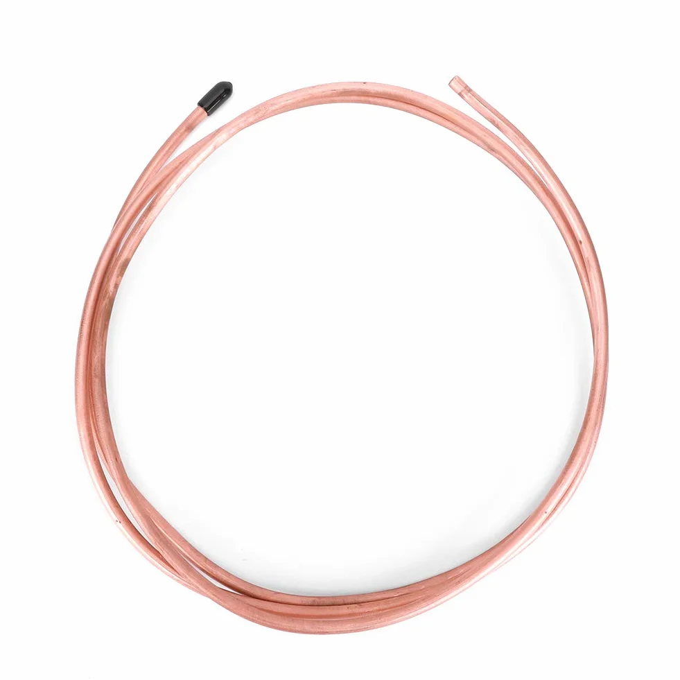Bobina de Tubo de Cobre Blando 6mm OD 4,8mm ID 0,6mm 2m para Aire Acondicionado Refrigerador