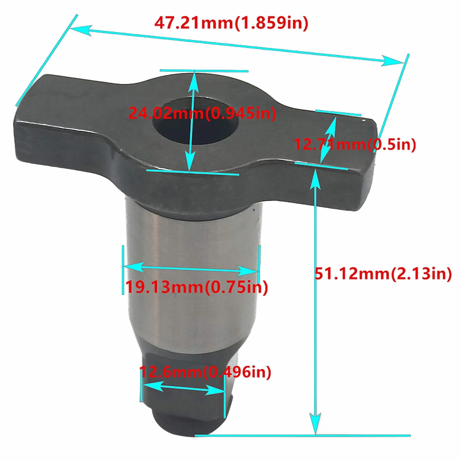 Repuesto de llave de herramienta eléctrica 1/2 pulgadas yunque para 20V 18V DCF899HB DCF899HP