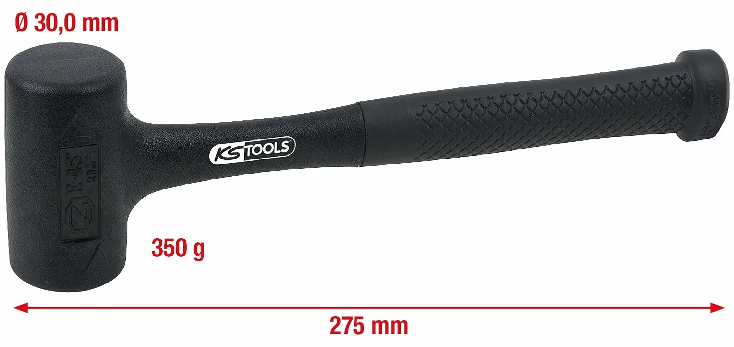 KS Tools 140.5252 - Martillo suave, sin contragolpe