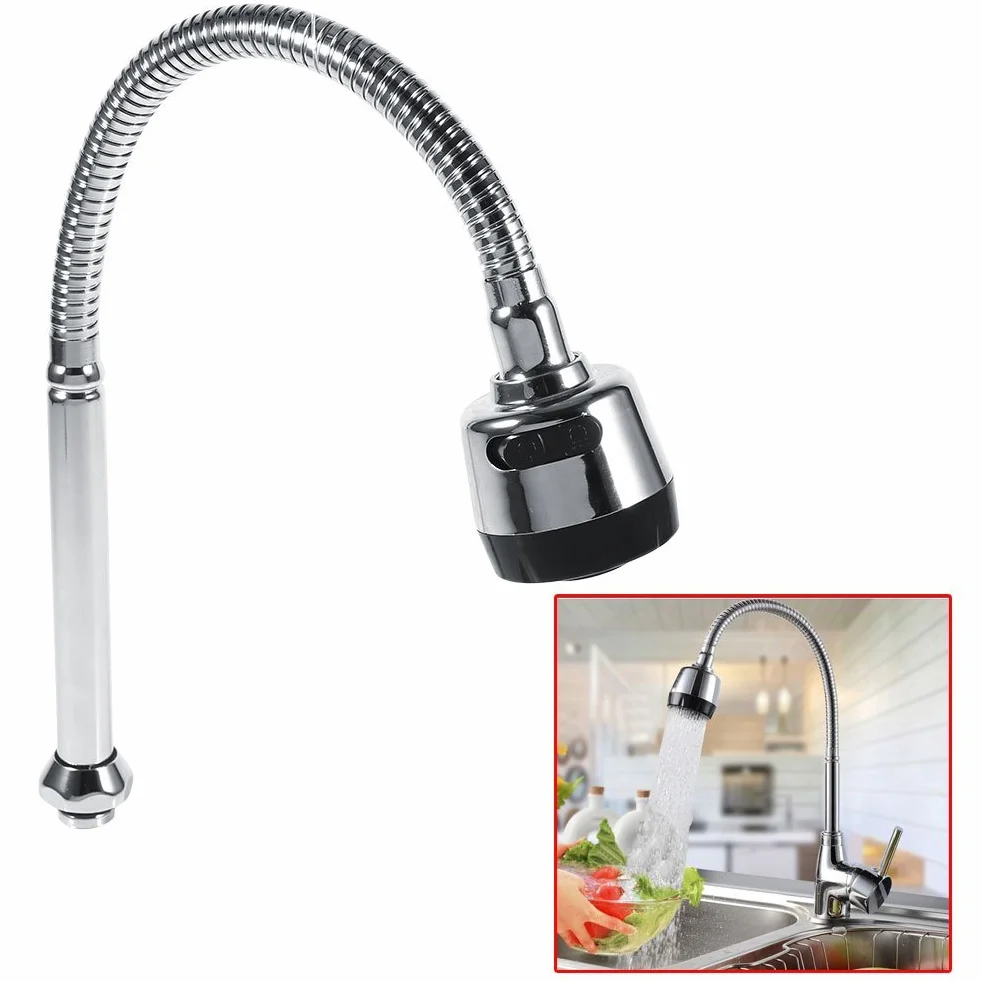 Rociador giratorio de 360 grados de acero inoxidable 304 para fregadero de cocina