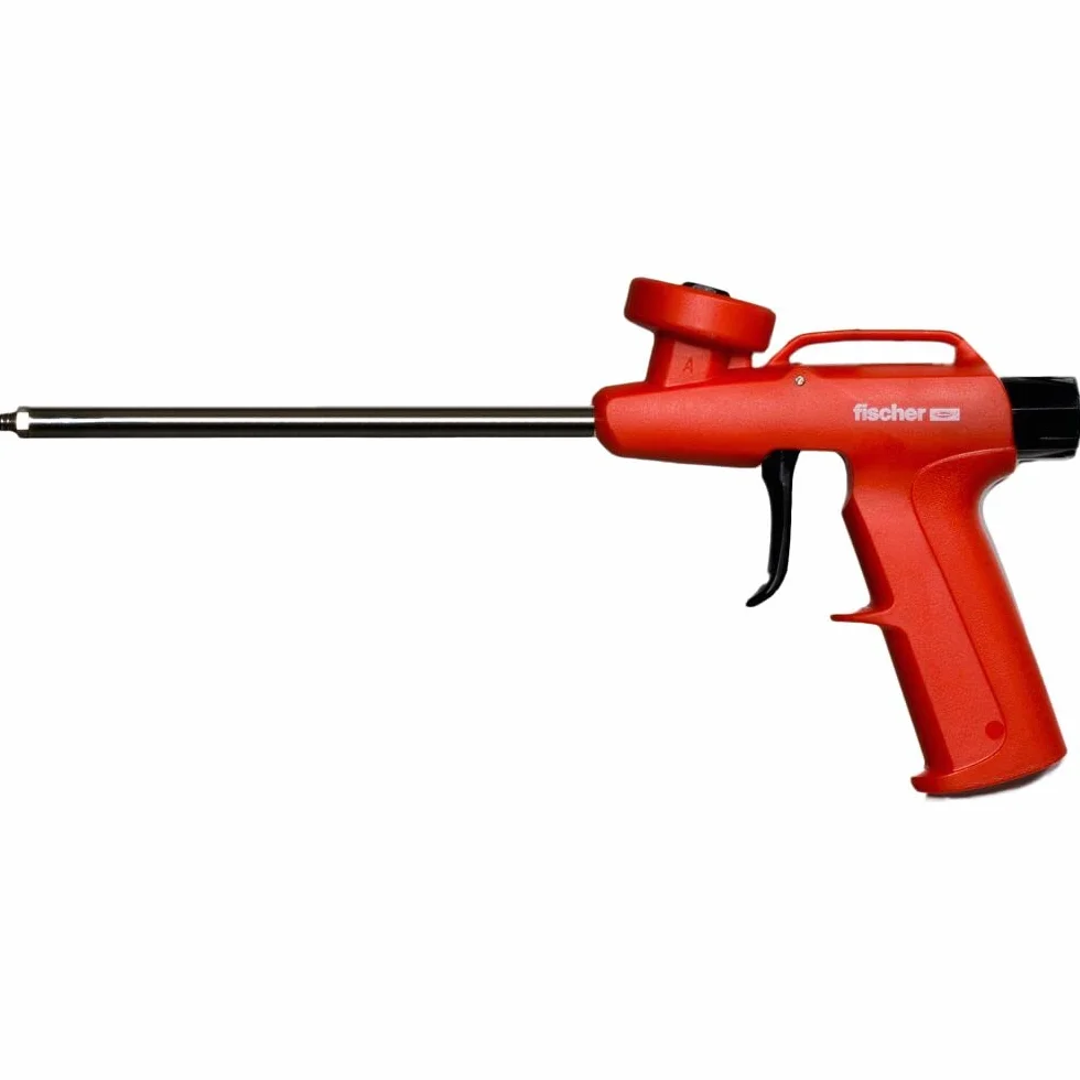 fischer - Pistola Espuma PUP K2, de plástico duro con adaptador NBS para todos los sistemas convencionales, buen manejo, construcción ligera, tornillo de ajuste con tope