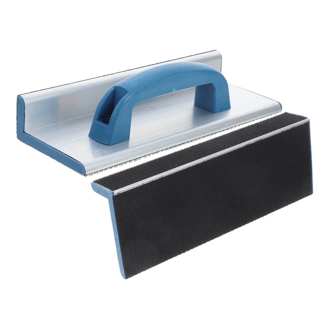 HOMSFOU Soporte De Papel De Lija Con Mango Marco Autoadhesivo Para Lijado De Esquinas Y Paredes Herramienta Manual Para Superficies Planas Y Contorneadas 2 Piezas 9.84X3.54X2.36 Pulgadas