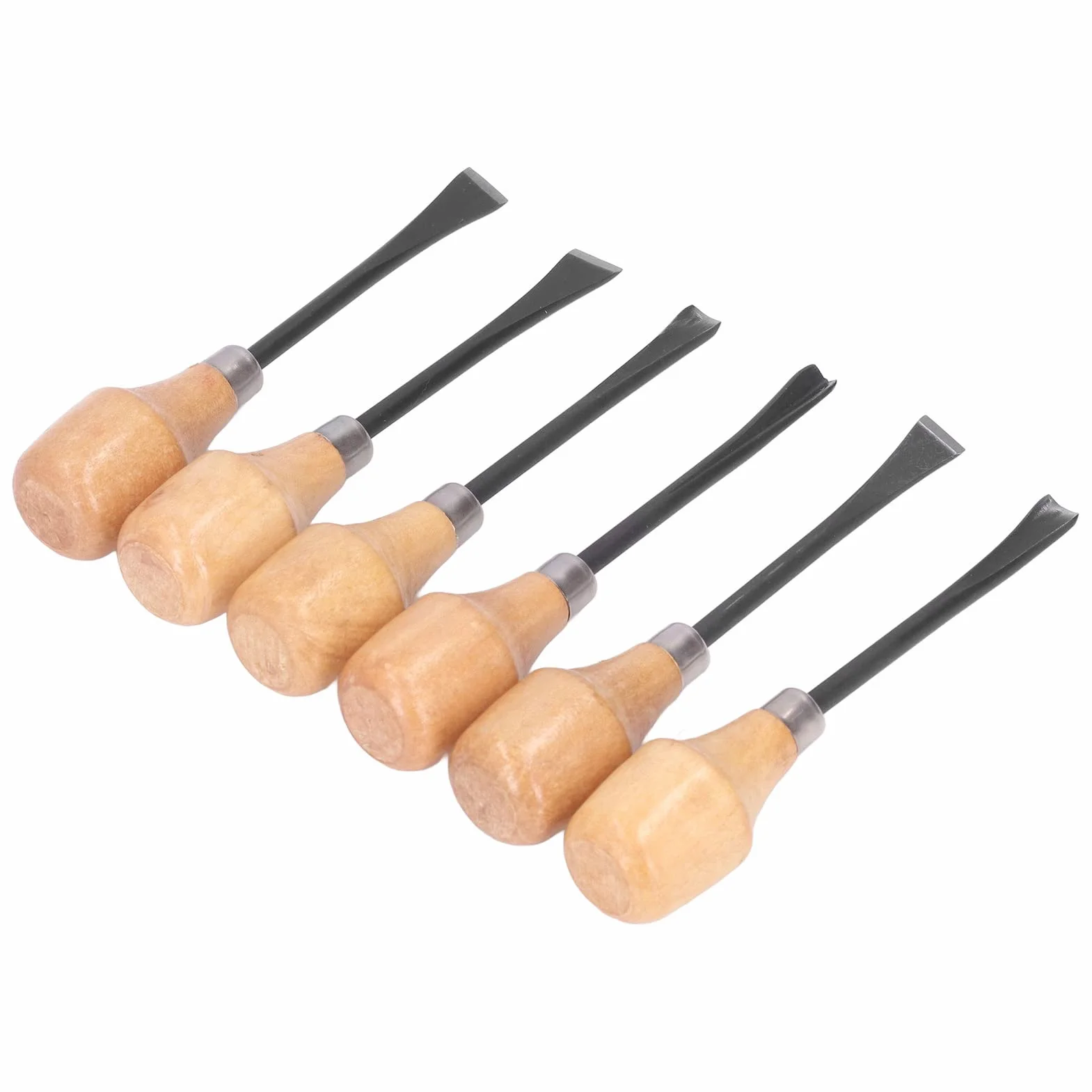 Juego de Cinceles para Tallar Madera, Herramientas Manuales para Escultura, Cuchillo con Mango