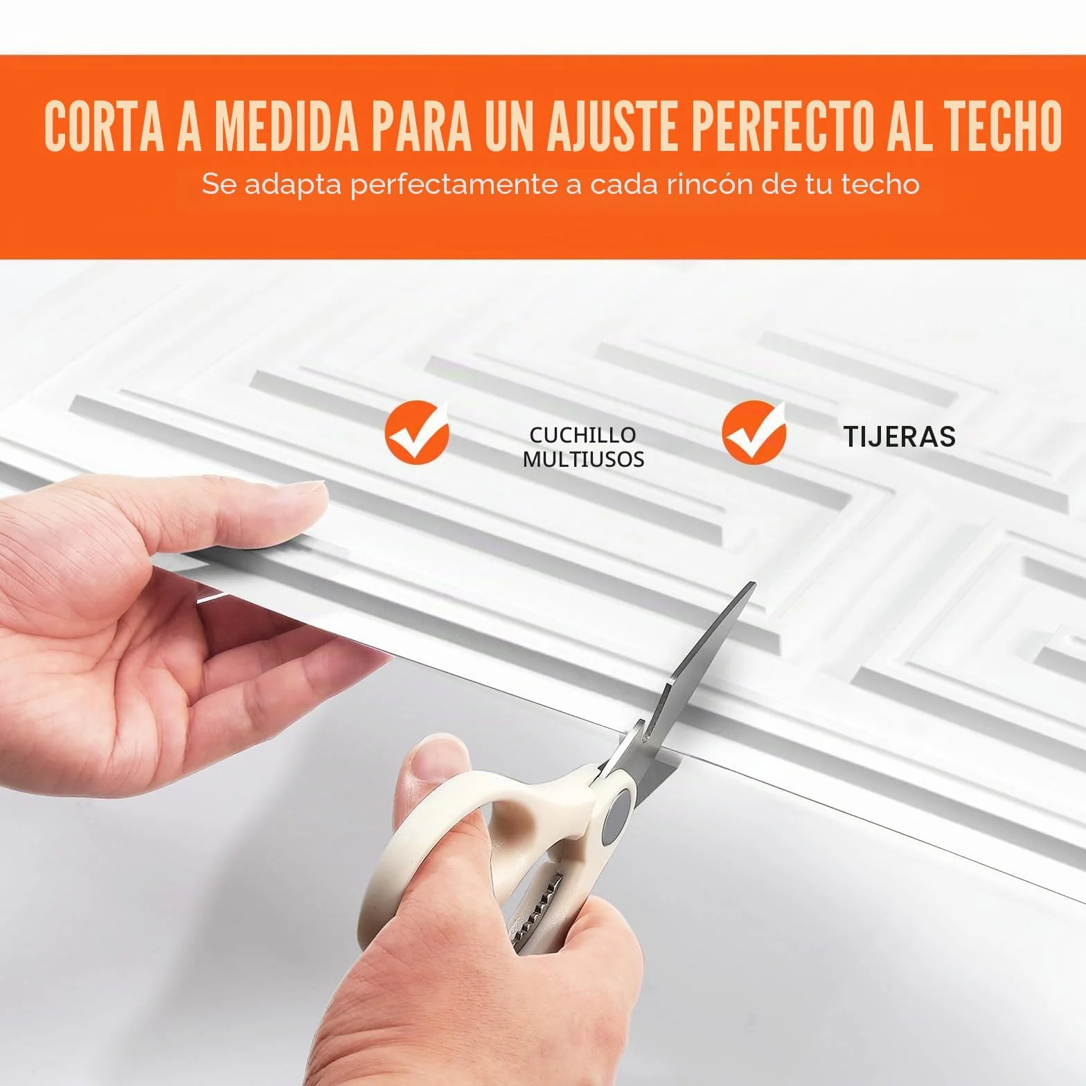 VEVOR Paneles para Techo Suspendidos PVC 605x605 mm Paquete 12 Blanco