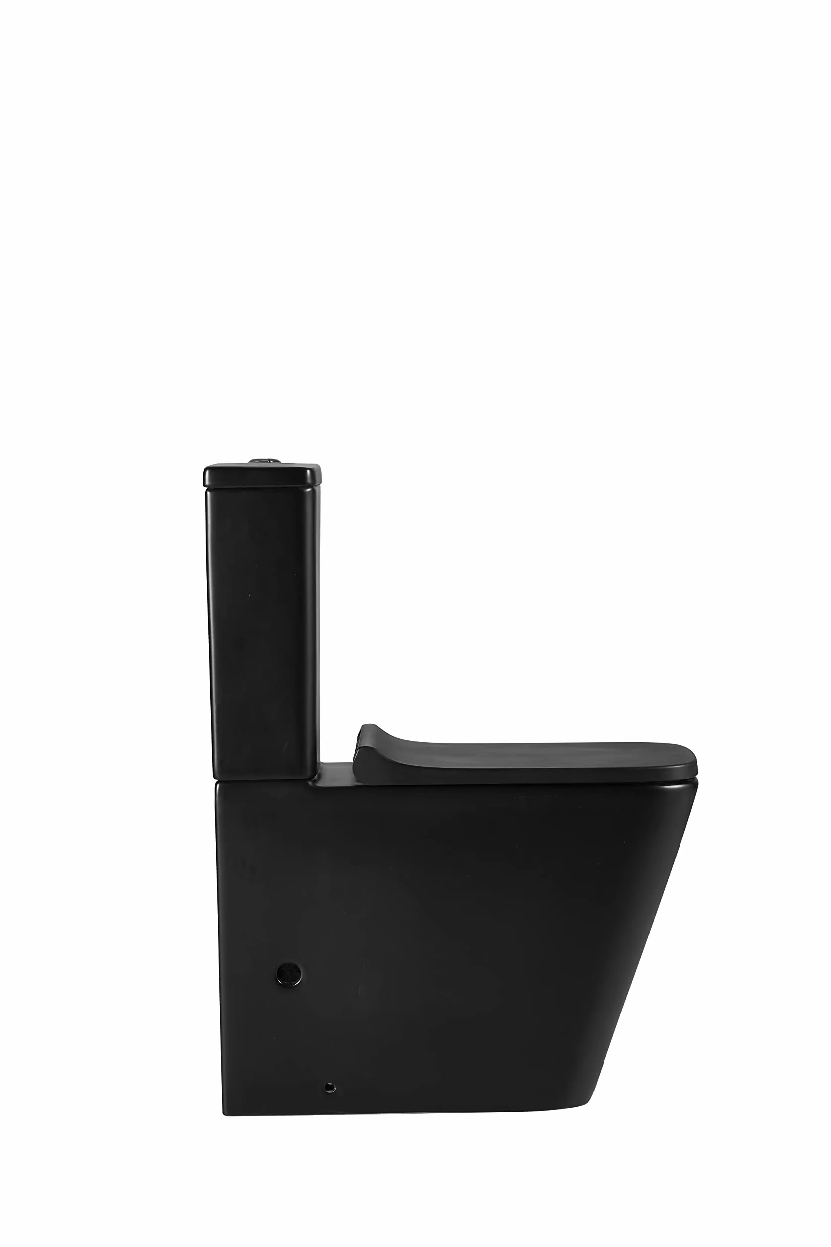 Inodoro BTW Pisa Compacto | 7 Años de garantía | Color Negro Mate | 340x605x810 mm