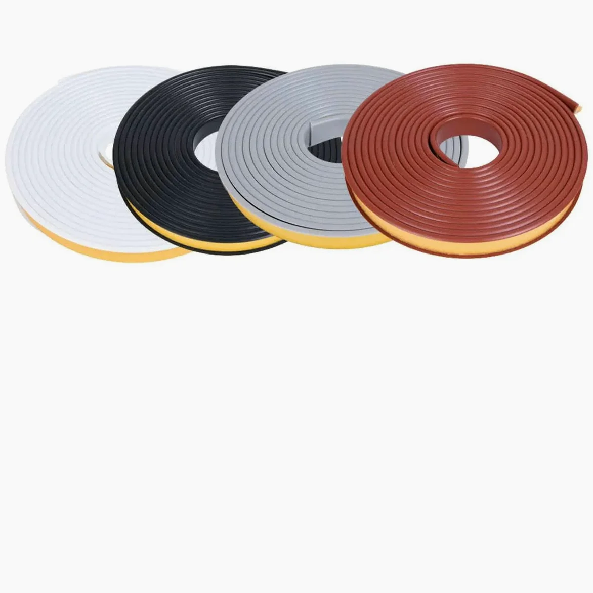 Cinta de cantos autoadhesiva en forma de U de 5 m para protección de bordes y esquinas de muebles, mesas y armarios (gris, 14,0 mm).