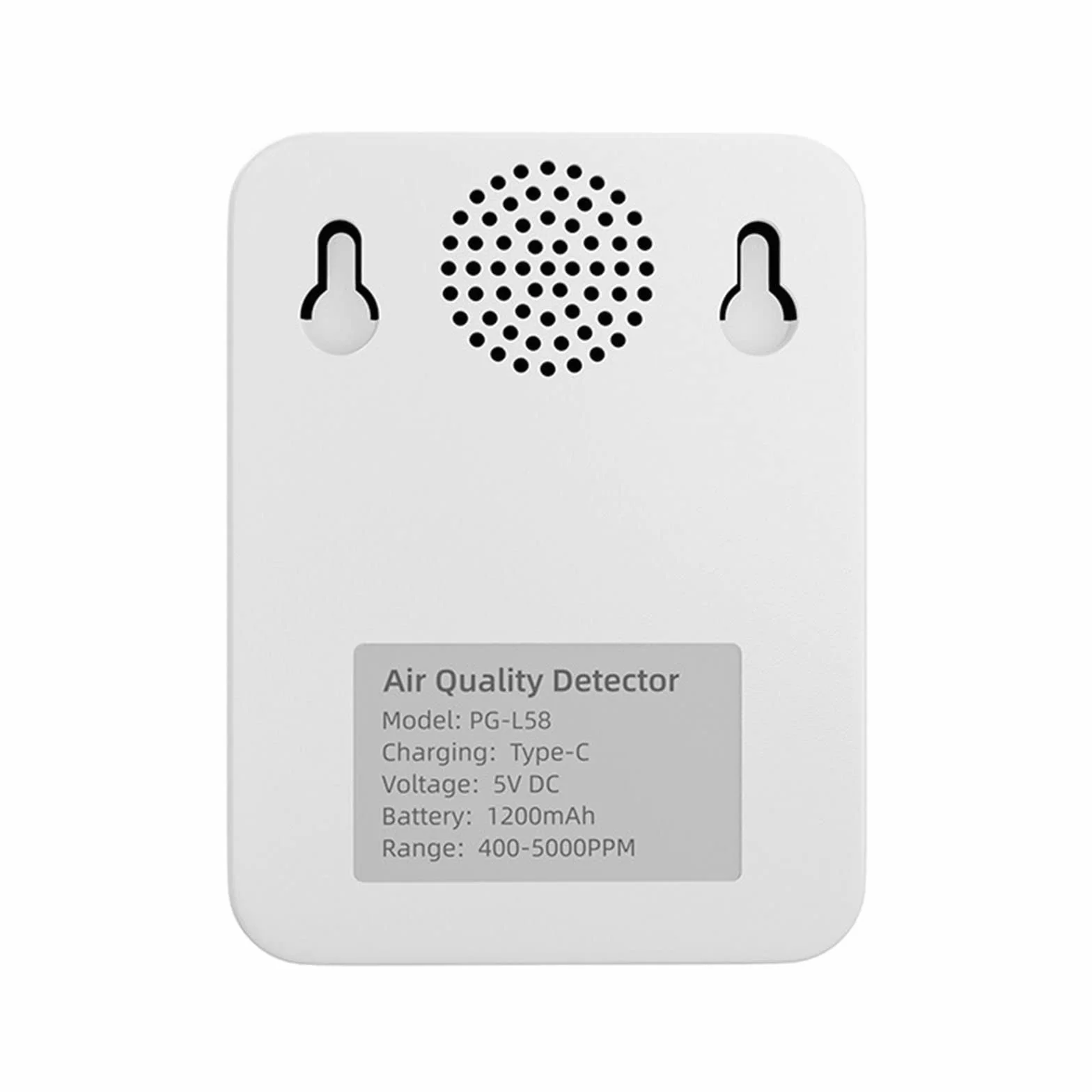 Detector de aire formaldehído, medidor de aire de alta precisión, detecta HCHO CO2 TVOC compuesto orgánico volátil