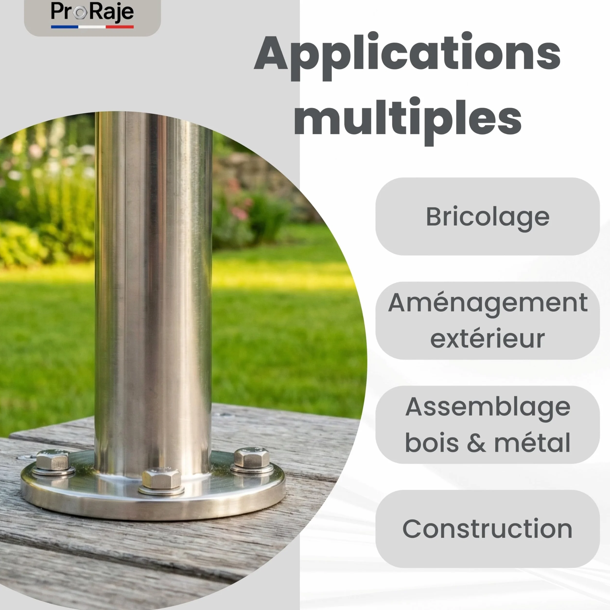 Tornillos de acero inoxidable M16x70 mm con rosca completa, cabeza hexagonal (M16 x 70) - Acero inoxidable A2 (304) - Tornillo de cabeza H (TH) - DIN 933: LOTE DE 10 piezas