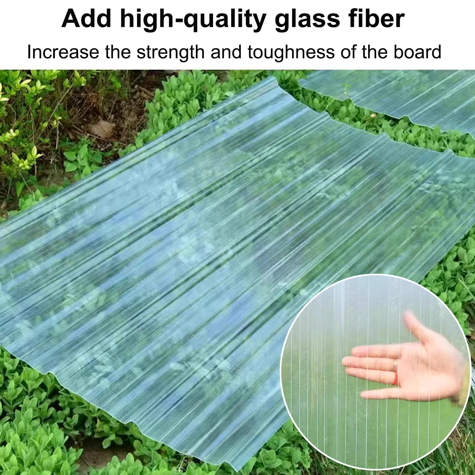 Placa Ondulada,Planchas Transparentes Tejados,Paneles para Tejado a Prueba de Lluvia,Captadores de Luz,Chapa Tejado de Aislamiento,Lámina Techo,para Invernadero Cochera (0.9x1.5m/35x59in)