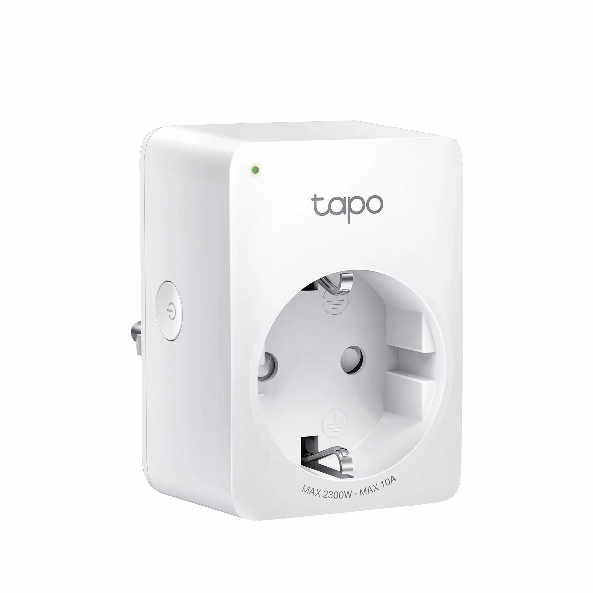 Tapo P100MA - Mini enchufe inteligente con Wi-Fi habilitado para Matter, funciona con Alexa, 2,4 Ghz, ideal para programar la conexión/desconexión y ahorrar energía