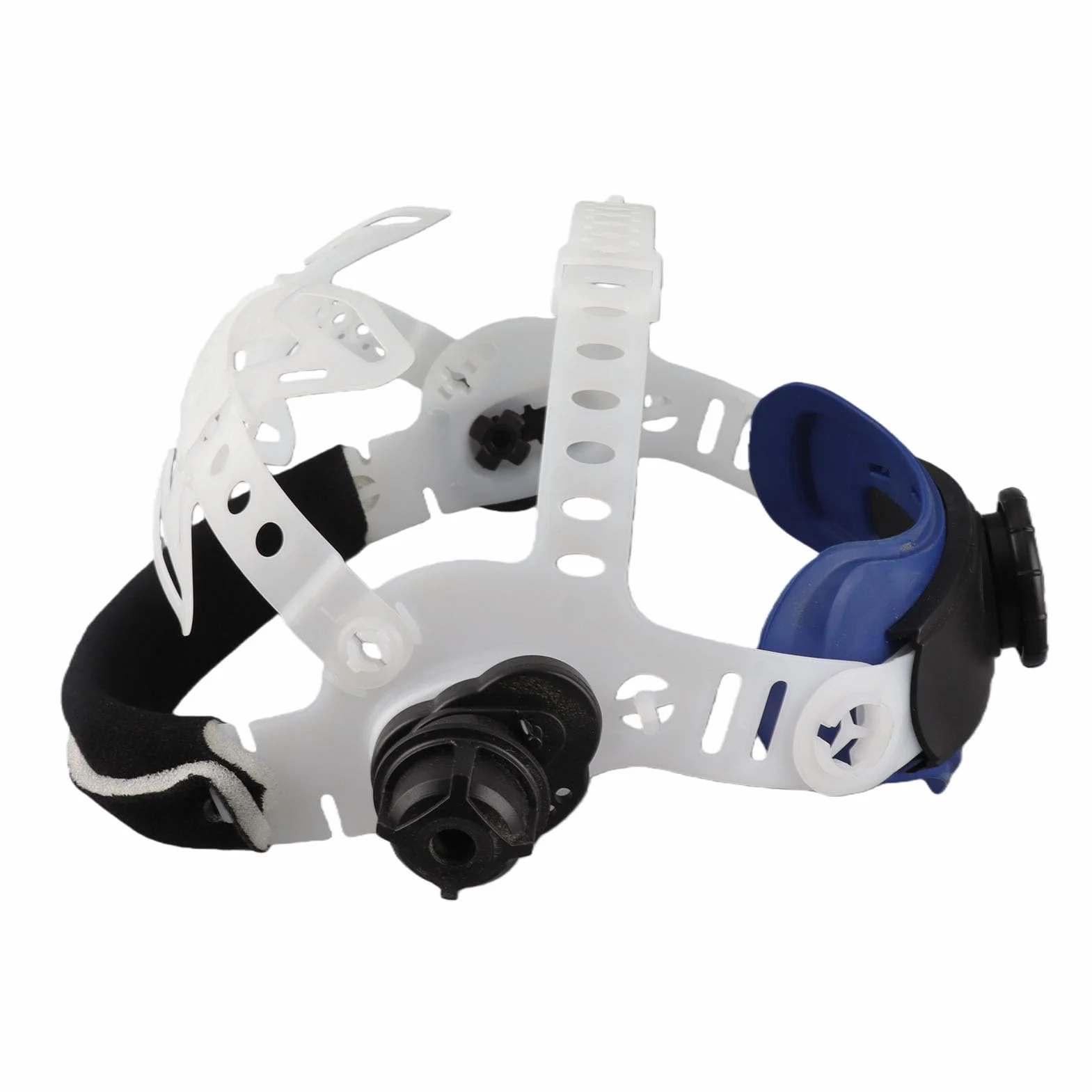 Arnés de Repuesto, máscara para Soldador de Soldadura Diadema Ajustable para Accesorios de Casco de Soldadura con oscurecimiento automático Solar, y Negro(Blanco)