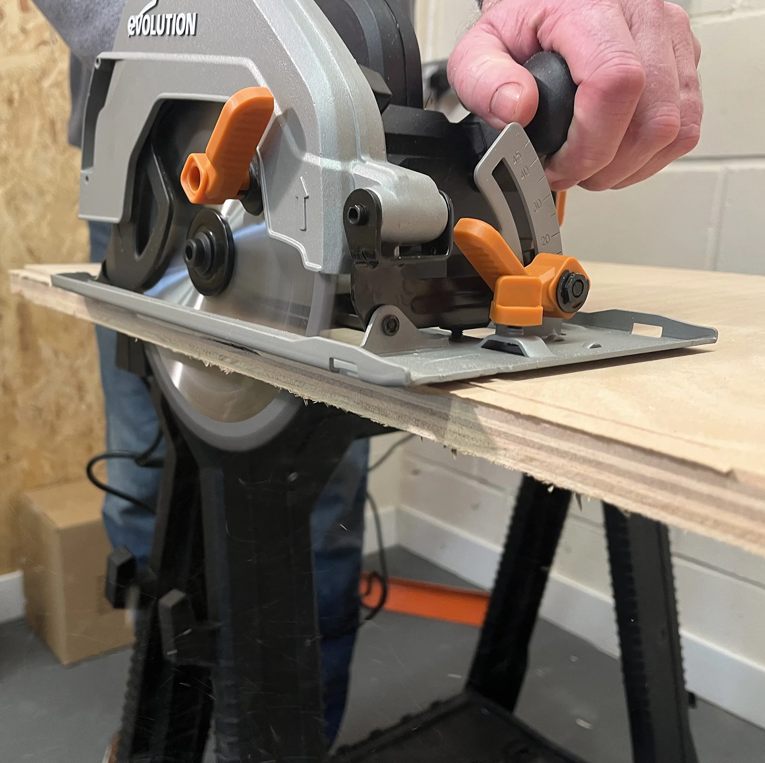 TCT18580T20B hoja de sierra circular TCT, 185 mm x 80 t x 20 mm de diámetro (anillo de 16 mm), compatible con Evolution Bosch Makita, etc