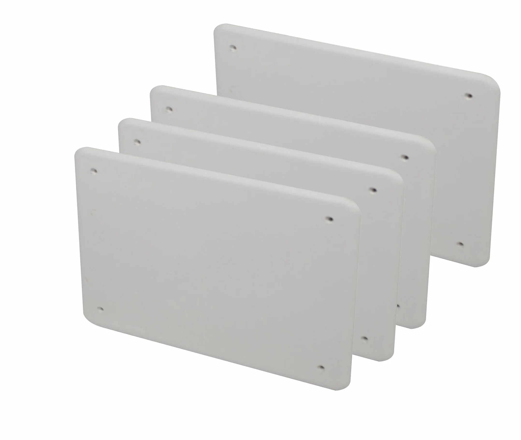 4 tapas para caja de derivación, tamaño 294 x 152 mm, repuesto para caja de empotrar, protección y cobertura de instalaciones eléctricas