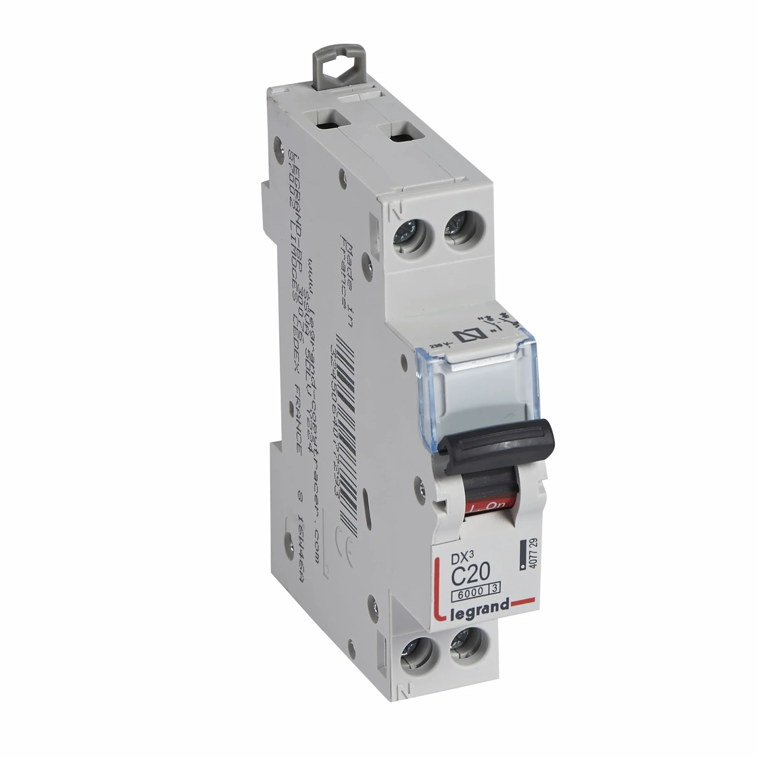 Legrand MAGNETOTERMICO DX3 C20 1 MODULO 20A Blanco