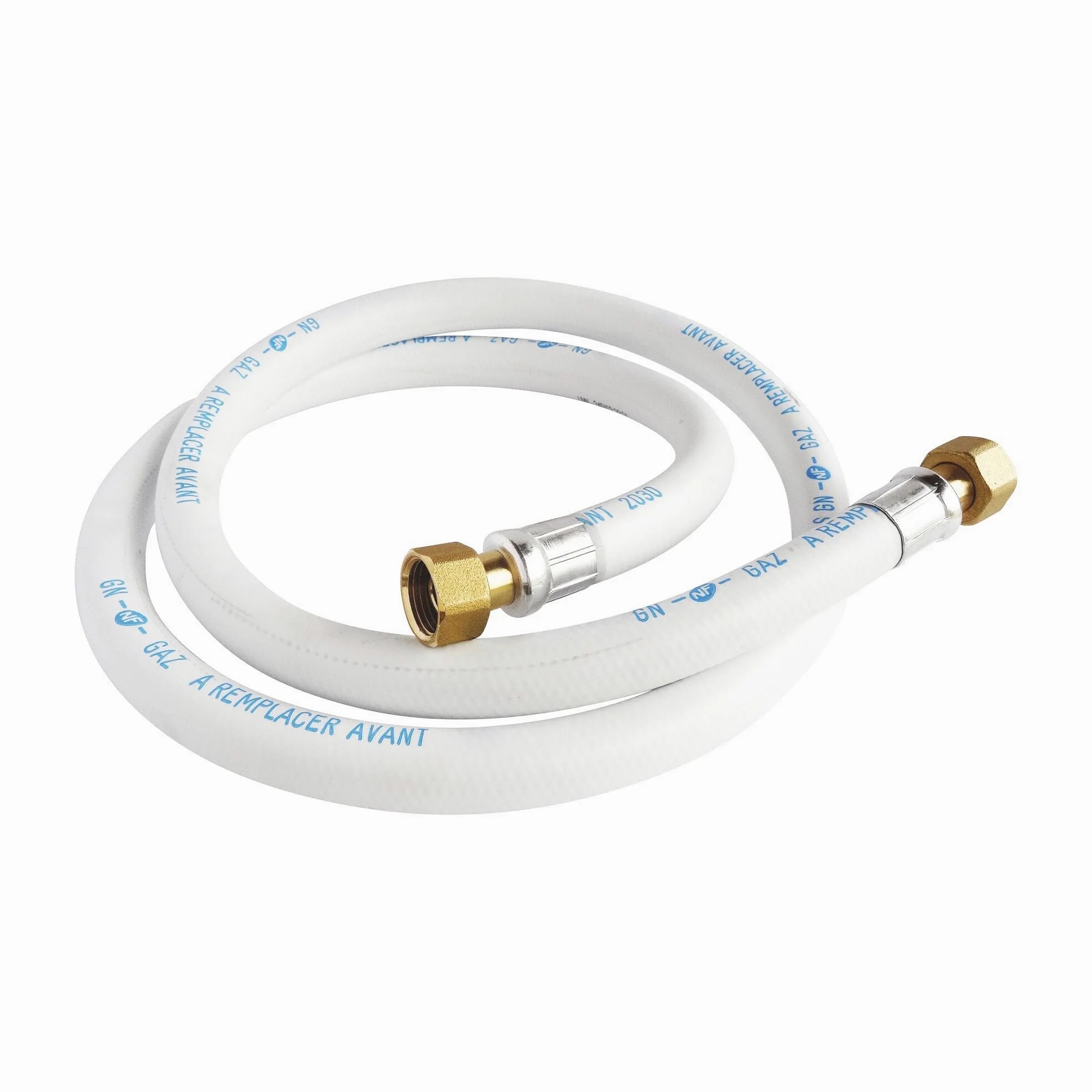 SOMATHERM FOR YOU, Manguera de goma para gas natural – Longitud 1,5 m – Vida útil 10 años – Accesorios de tuerca giratoria 15/21 – Ideal para alimentar tus dispositivos de gas