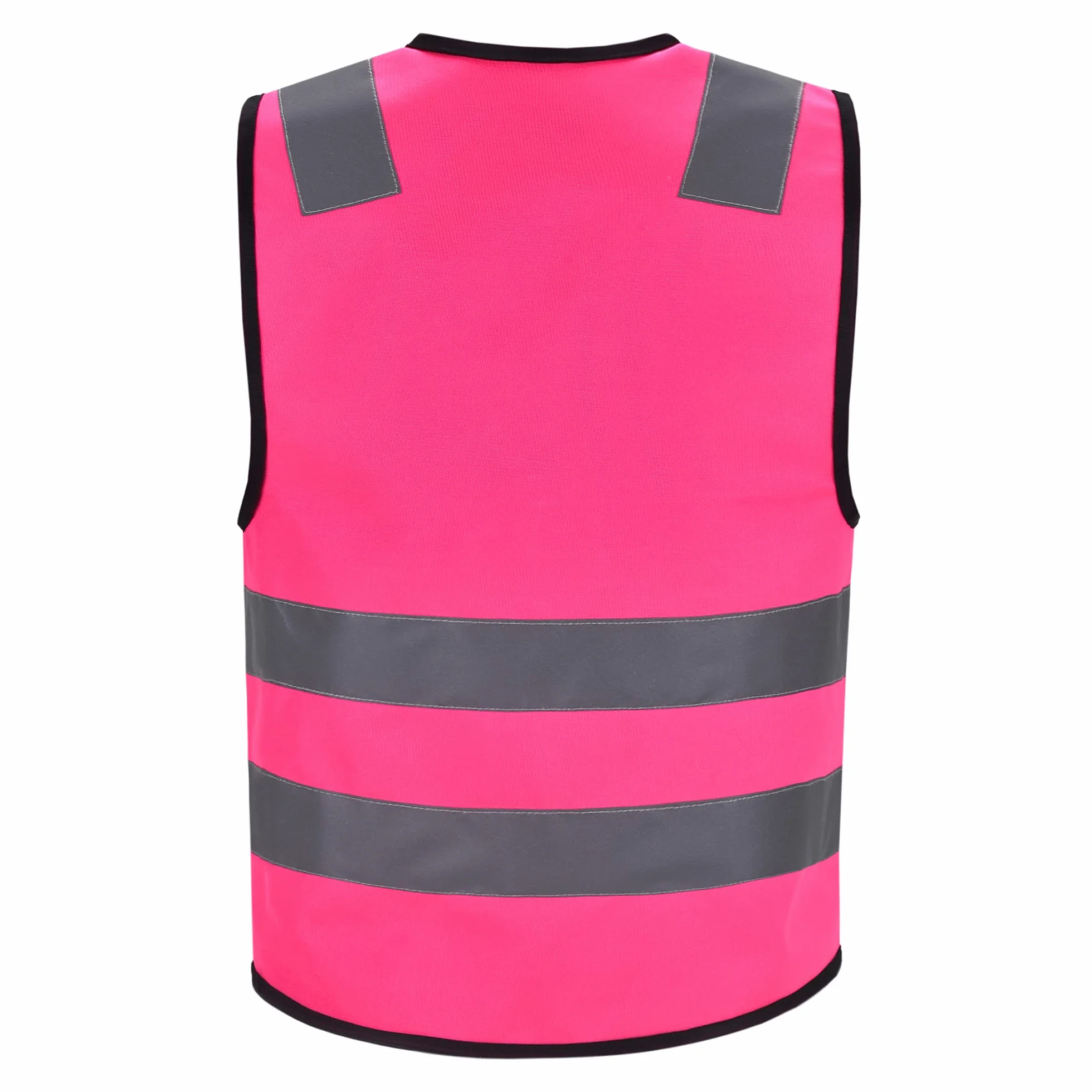 AYKRM Chalecos de seguridad Alta Visibilidad Cremallera Reflectante Fluo 4 colores