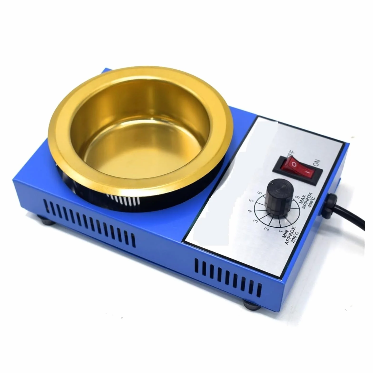 Crisol de soldadura, horno de fusión de estaño, termorregulación, baño for desoldar, 100/50 Mm, 200~450 grados centígrados(Size 100 mm 300W)