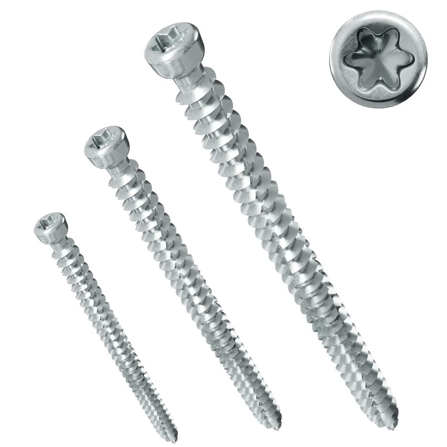PARCO Tornillos para marco de ventanas, 7,5 x 182 mm, cabeza cilíndrica, para ventanas | TX30 100 unidades