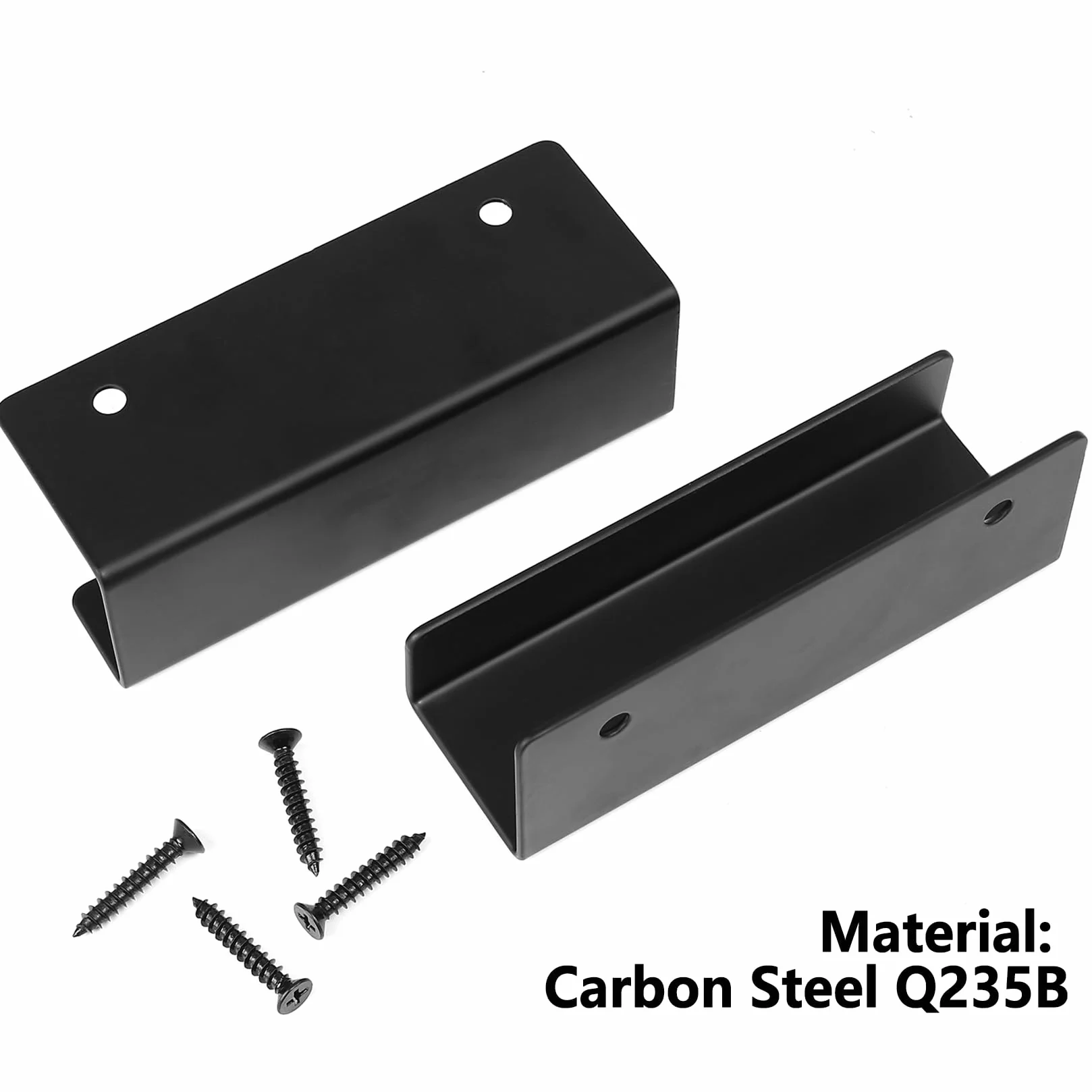 Soportes Robustos de Pared en U de 125mm, 2 Piezas para Azulejos de Cerámica, Metal para Cocina, Baño, Garaje